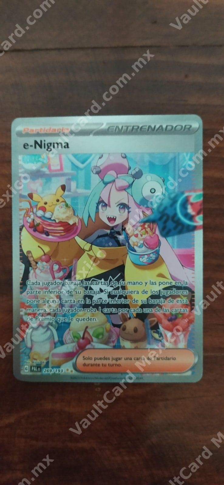 e-Nigma 269/193 - Paldea Evolved (PAL) Español Full Art — foto 1