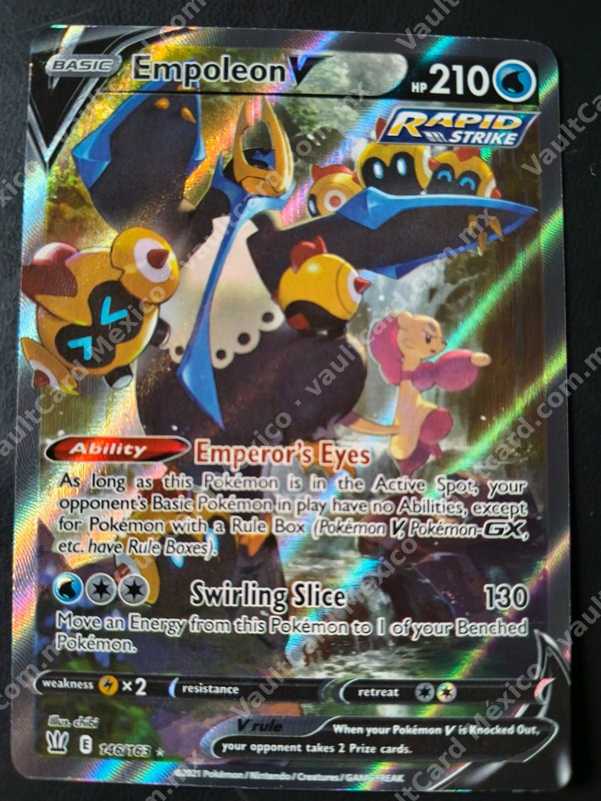 Empoleon V 146/163 - Battle Styles (BST) Inglés Full Art