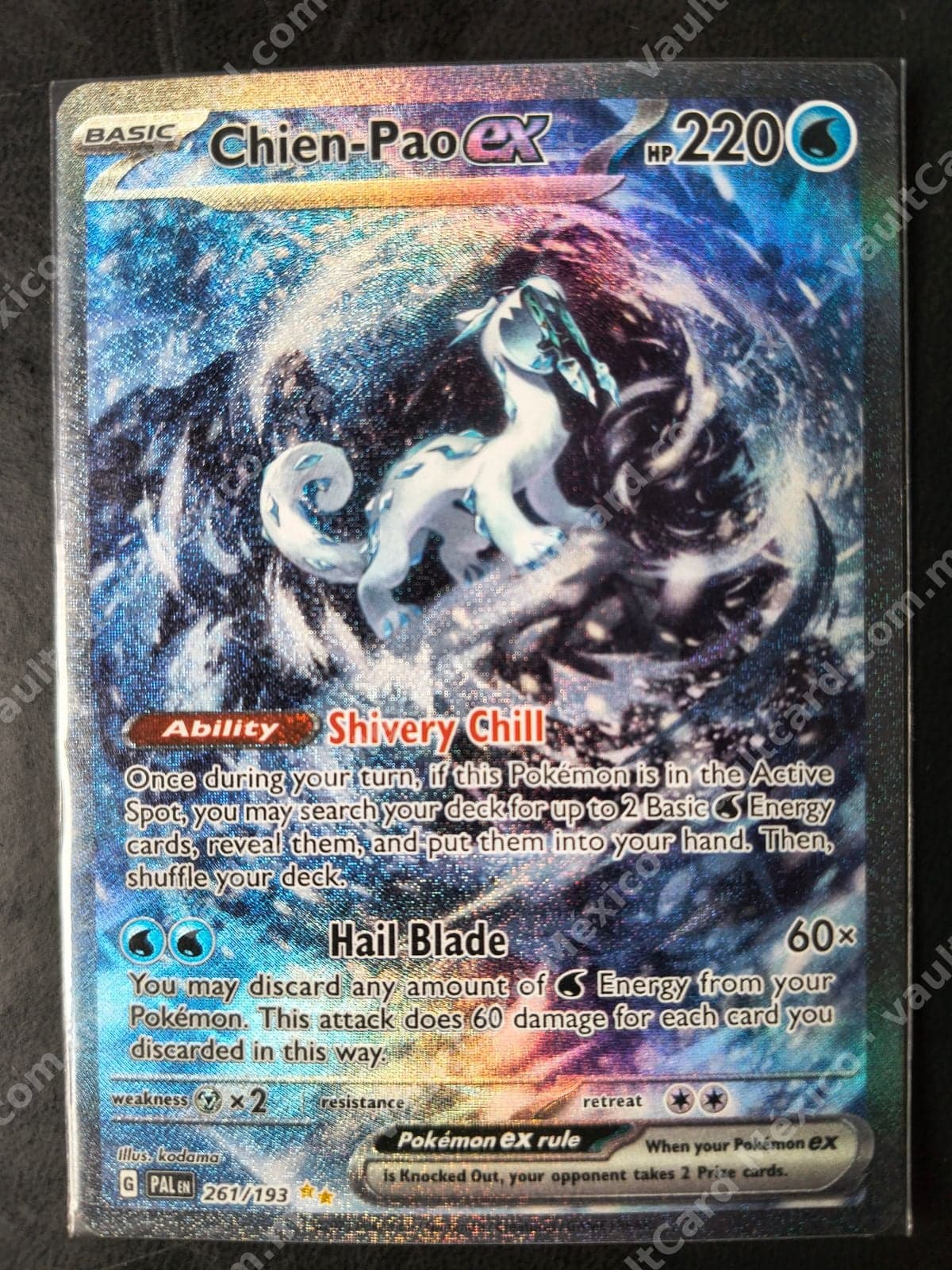 Chien-Pao ex 261/193 - Paldea Evolved (PAL) Inglés Special Illustration Rare