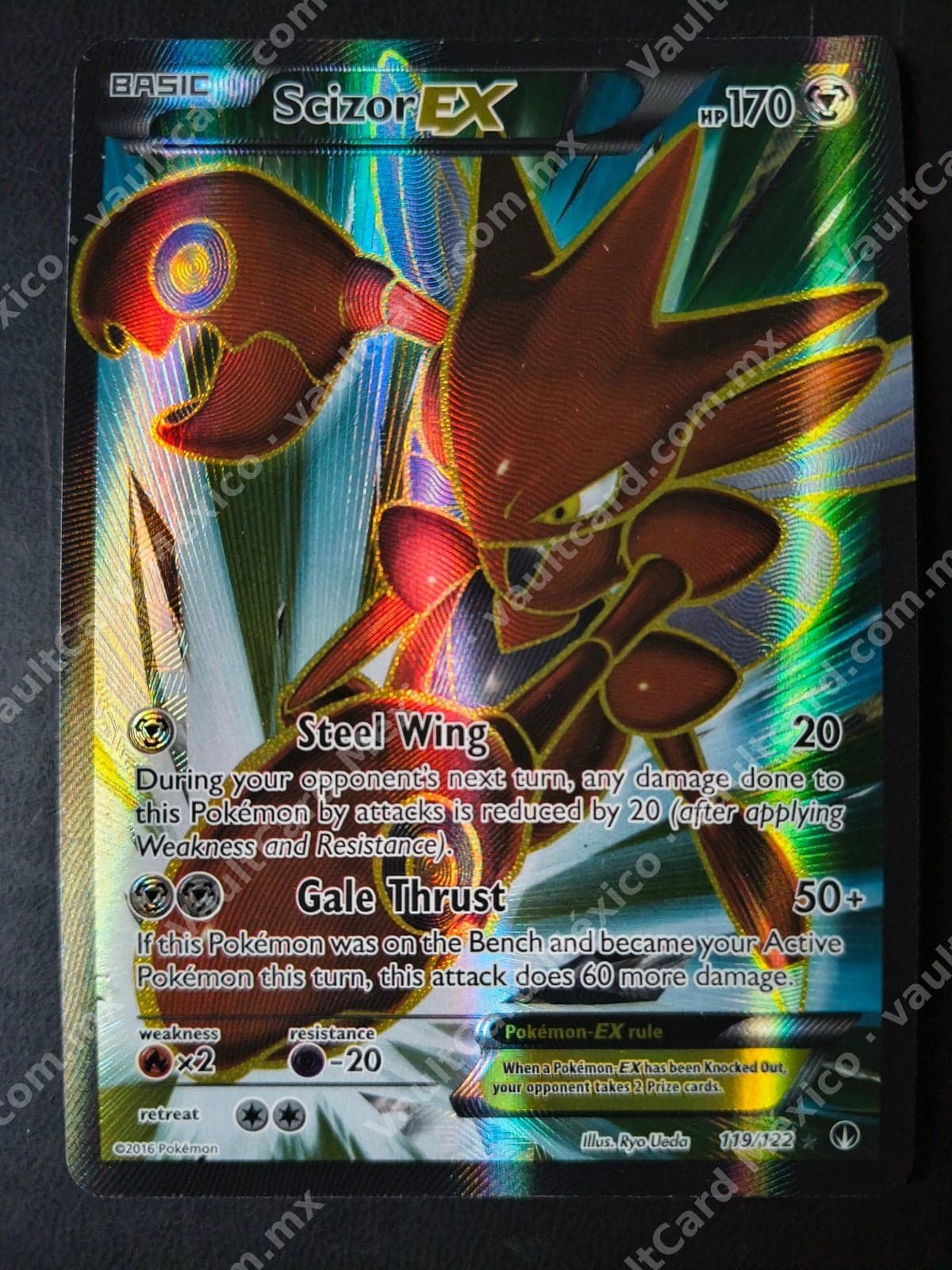Scizor EX 119/122 Full Art - BREAKpoint (BKP) Inglés