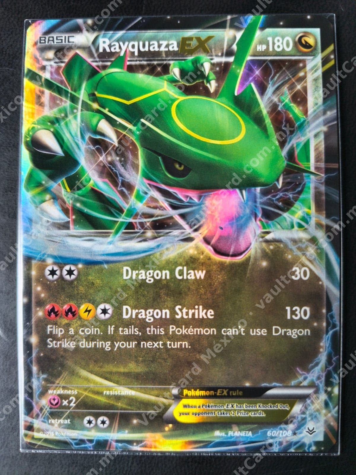 Rayquaza EX 60/108 - Roaring Skies Inglés Ultra Rare