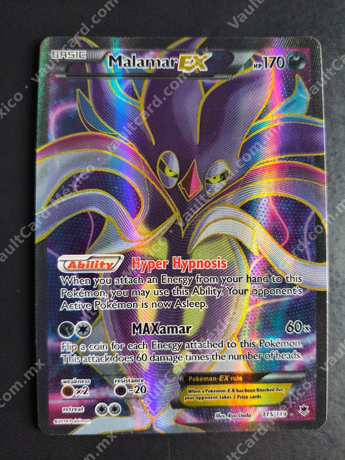 Malamar EX 115/119 Full Art - Phantom Forces Inglés