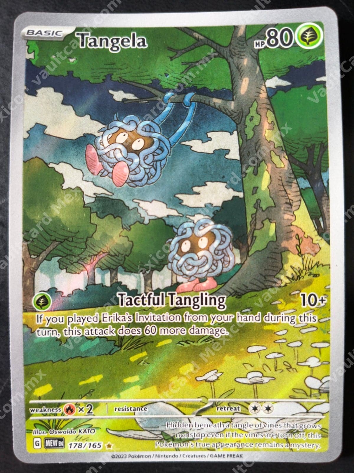 Tangela 178/165 - Pokémon 151 (MEW) Inglés - Illustration Rare