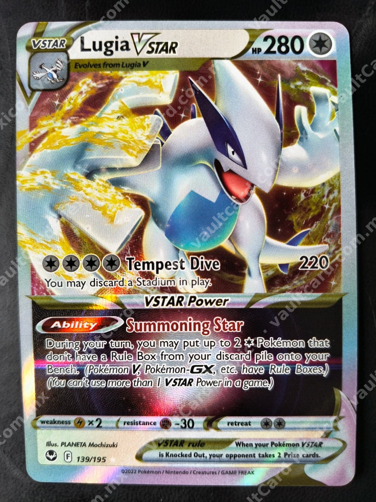 Lugia VSTAR 139/195 - Silver Tempest (SIT) Inglés