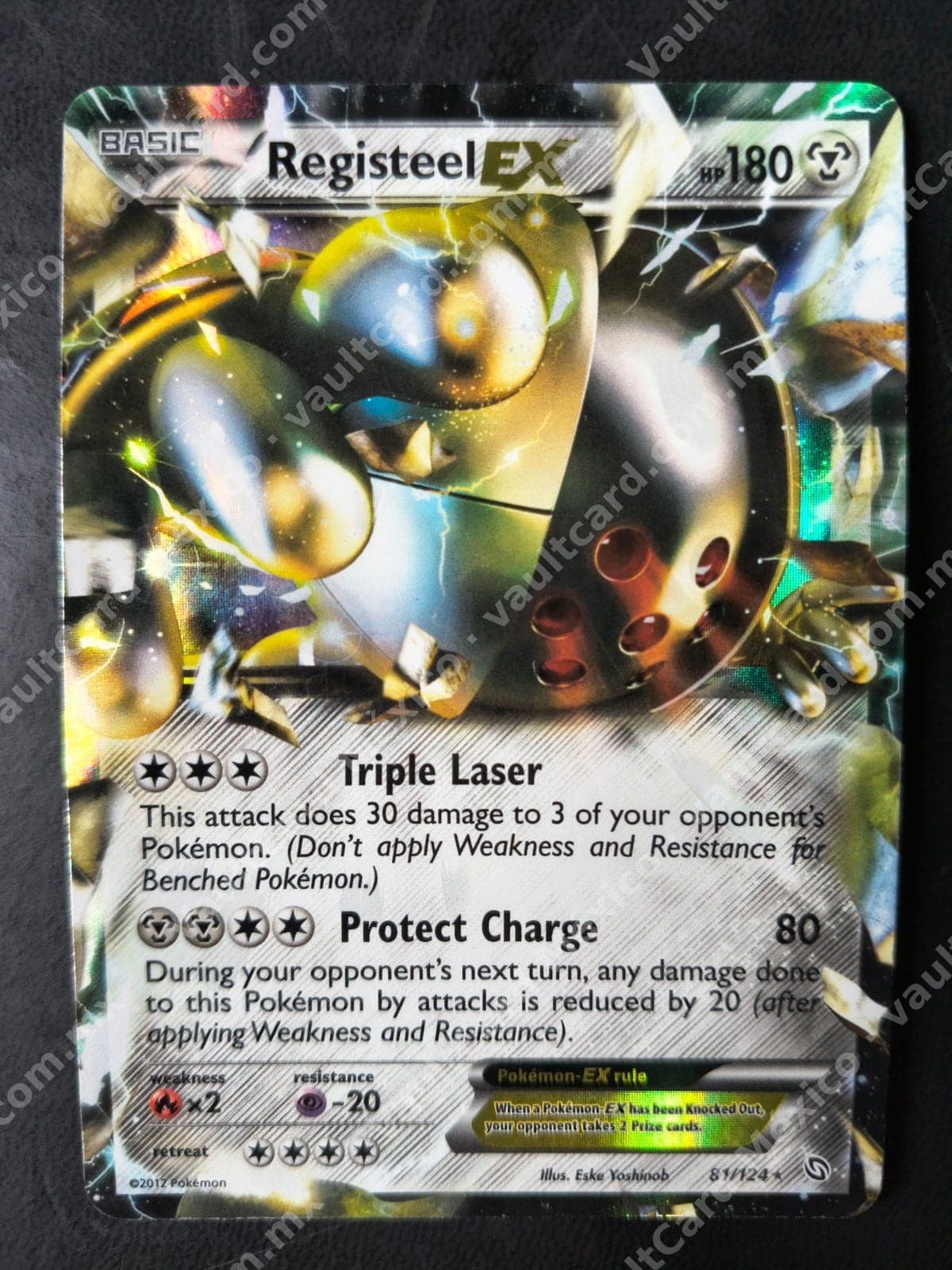 Registeel EX 81/124 - Dragons Exalted Inglés