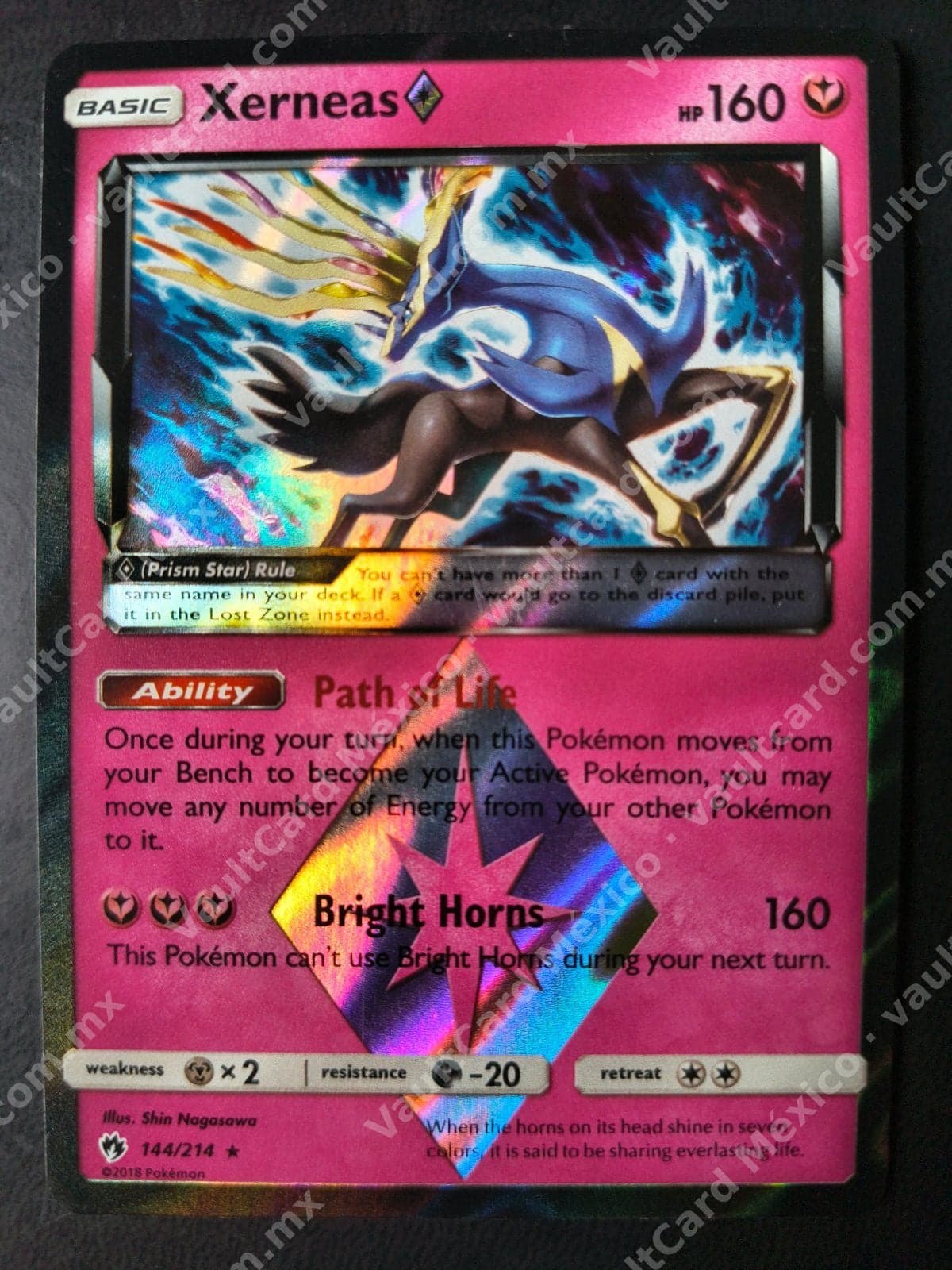 Xerneas Prism Star 144/214 - Lost Thunder (LOT) Inglés