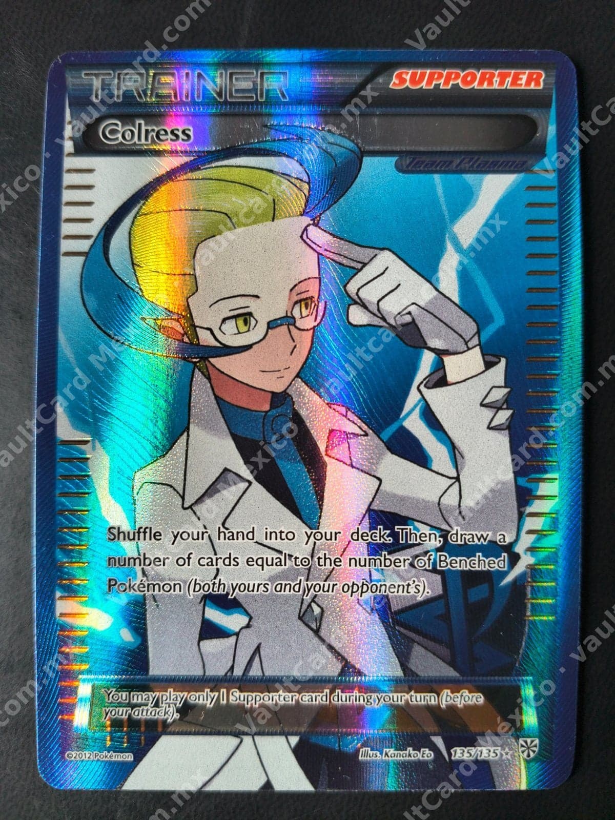 Colress 135/135 Full Art - Plasma Storm Inglés