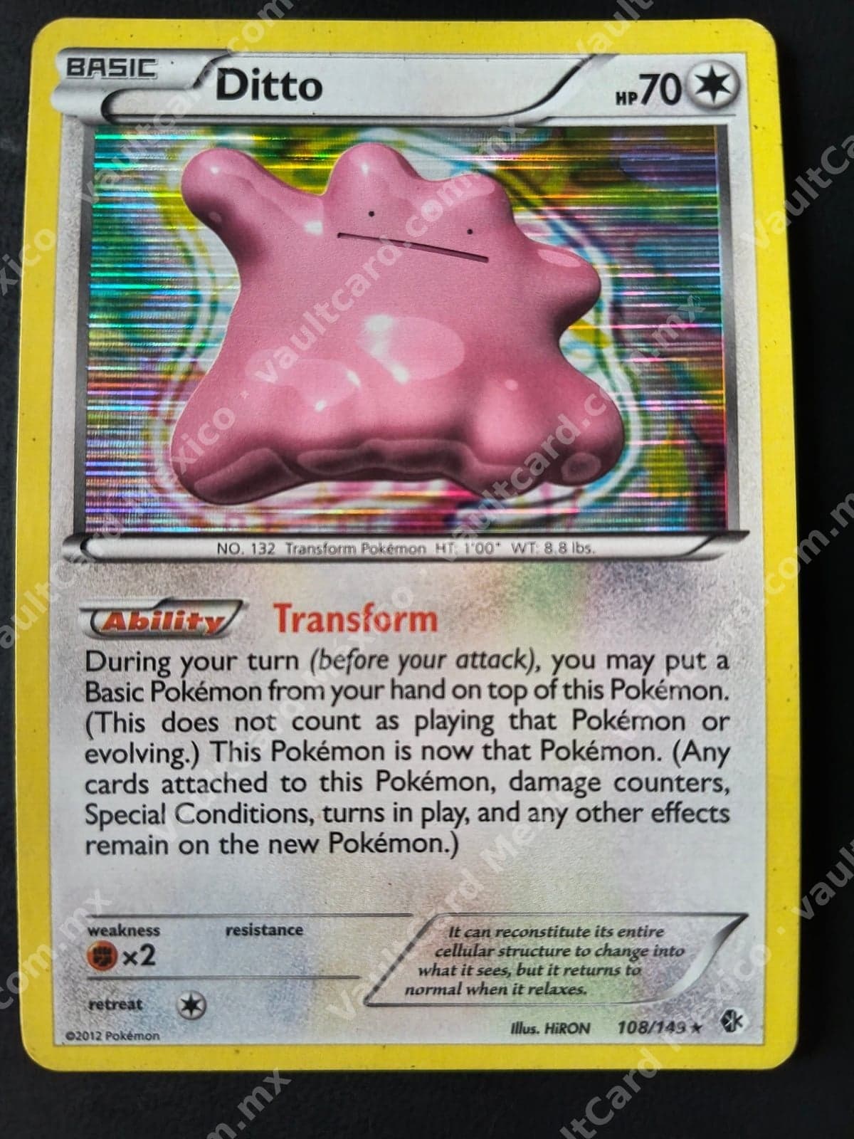 Ditto 108/149 - Boundaries Crossed (BCR) Inglés Holo