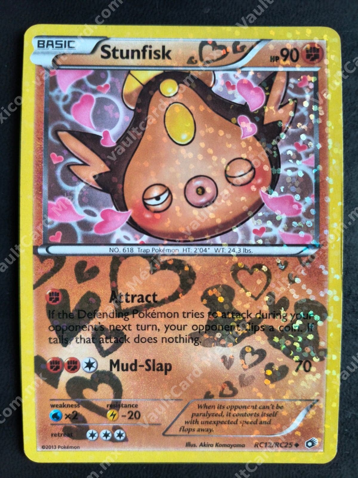 Stunfisk RC12/RC25 - Legendary Treasures Radiant Collection Holo Inglés