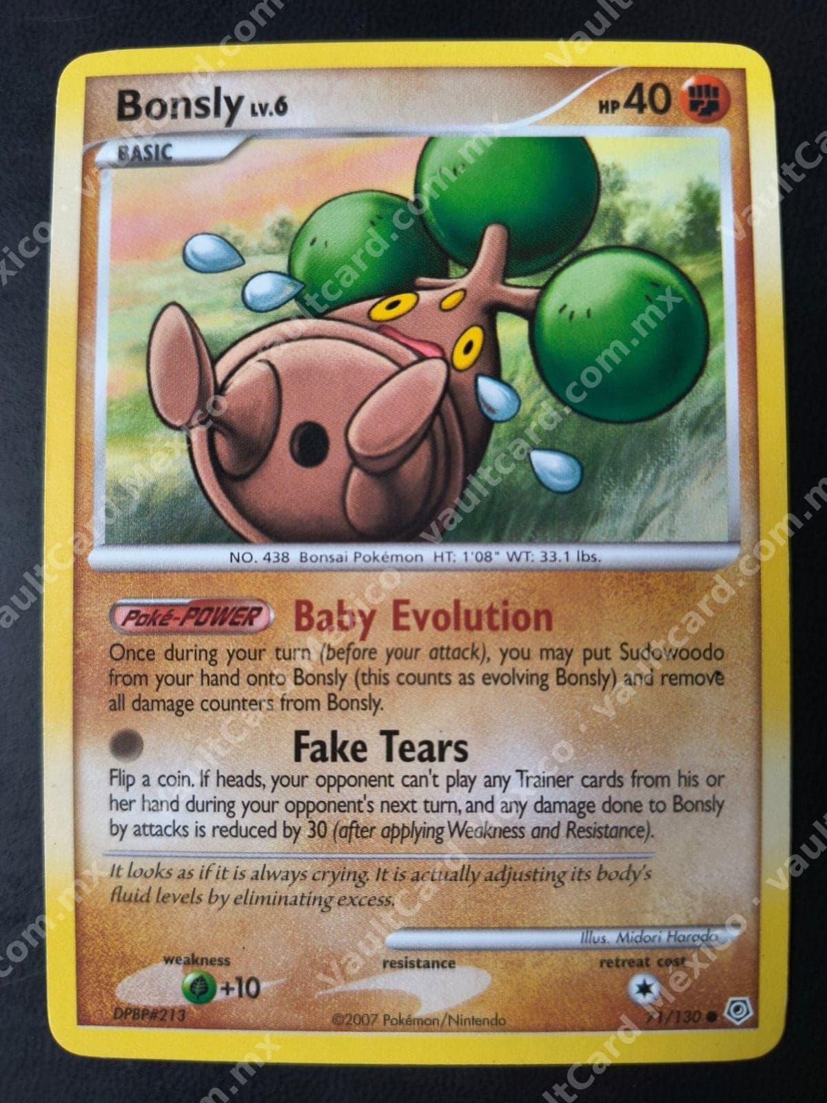 Bonsly 71/130 - Secret Wonders Inglés
