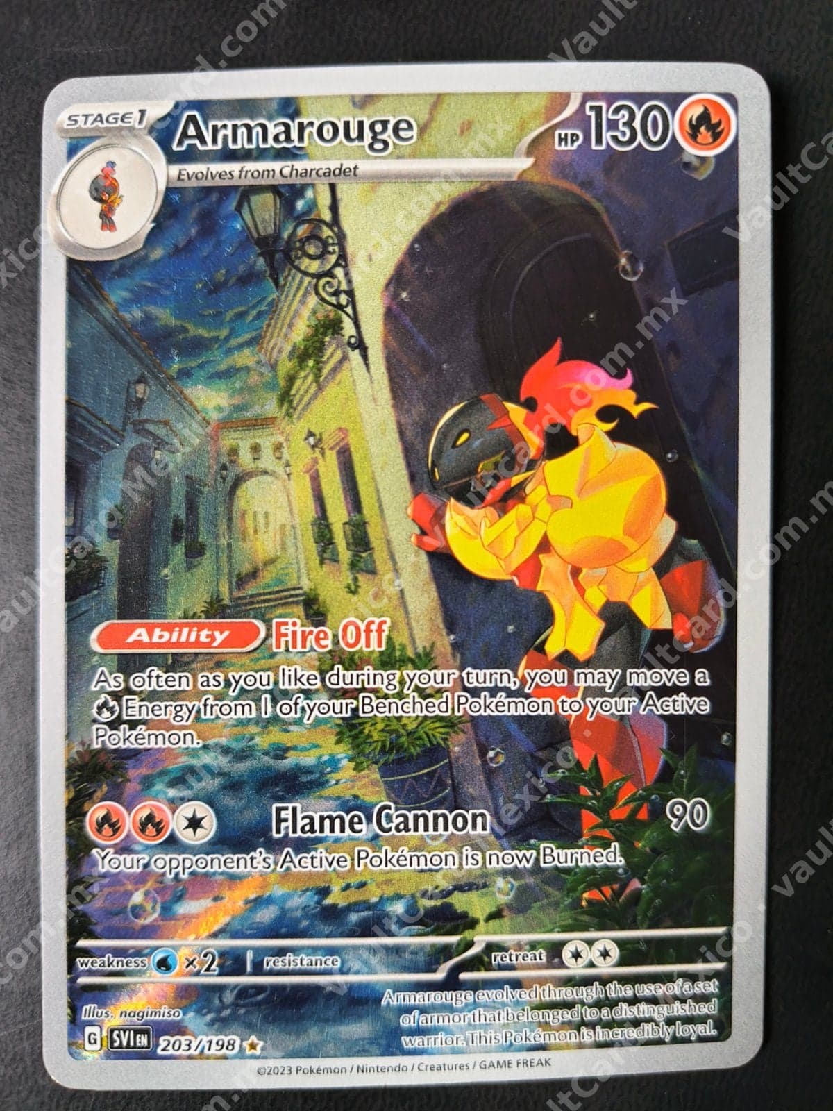 Armarouge 203/198 - Scarlet & Violet (SVI) Inglés - Illustration Rare