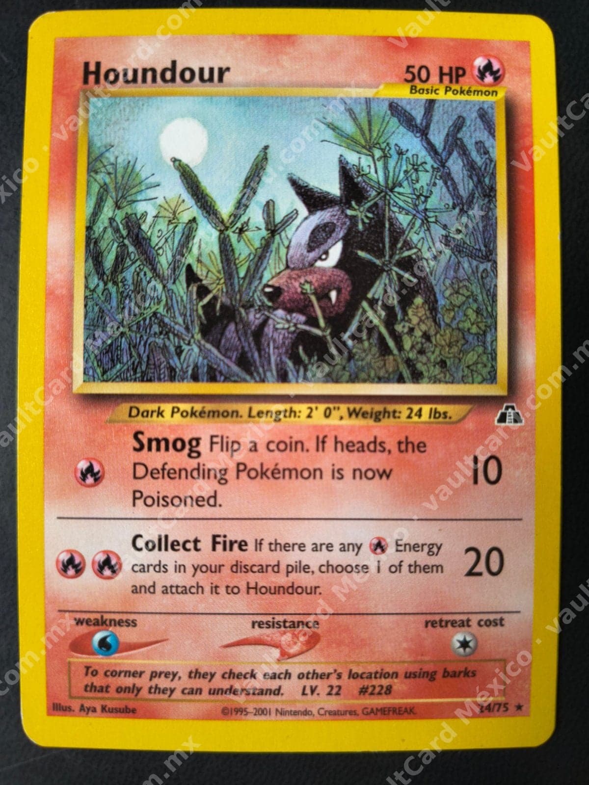 Houndour 24/75 - Neo Discovery Inglés