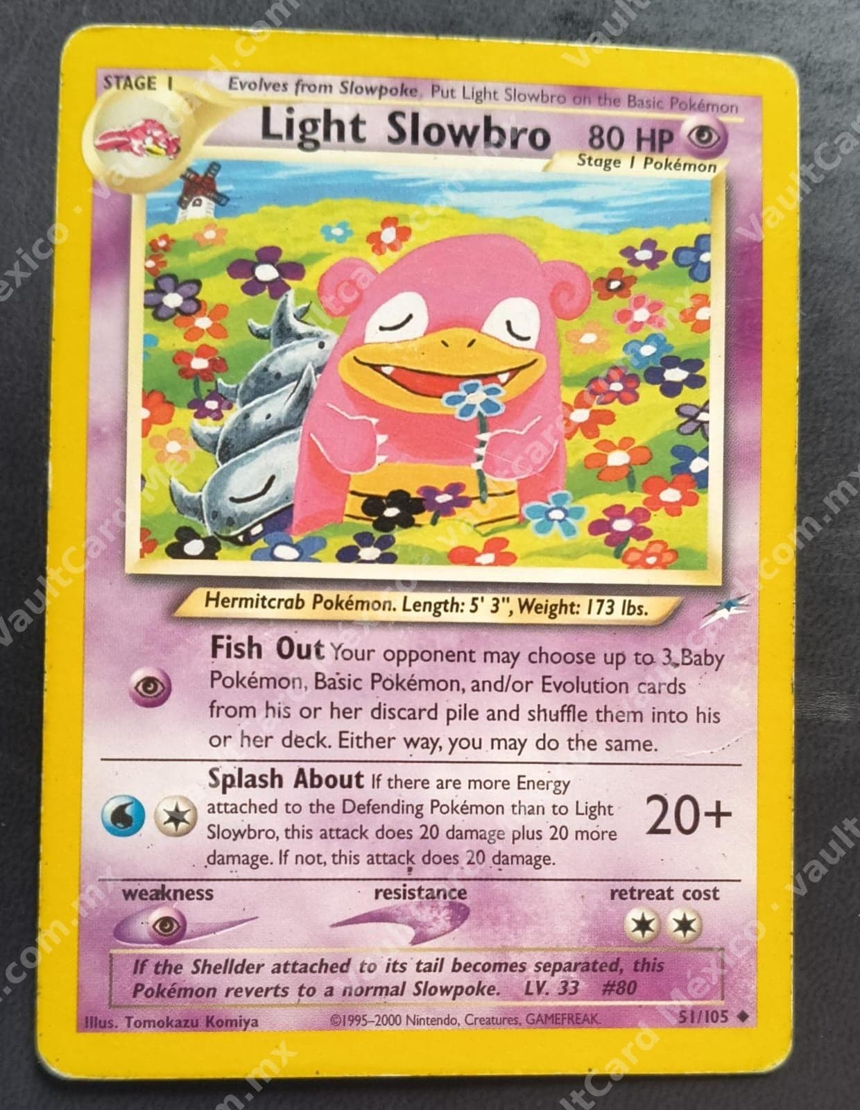 Light Slowbro 51/105 - Neo Destiny Inglés