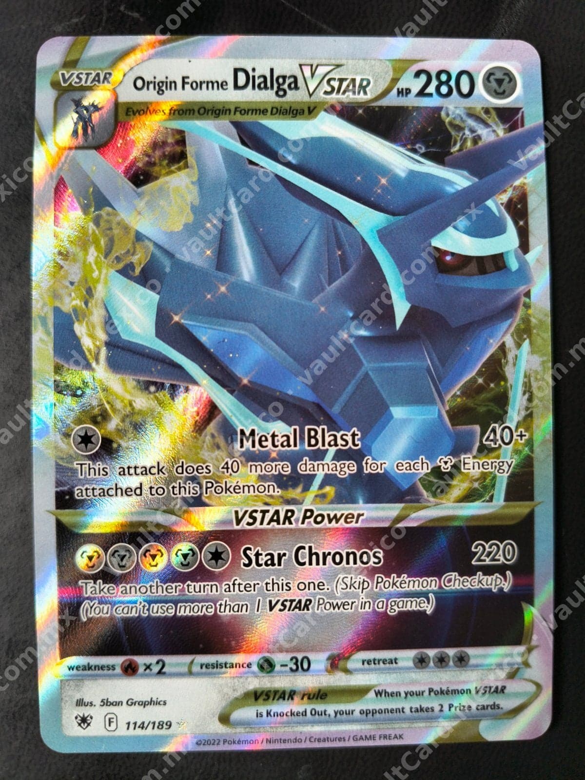 Origin Forme Dialga VSTAR 114/189 - Astral Radiance (ASR) Inglés