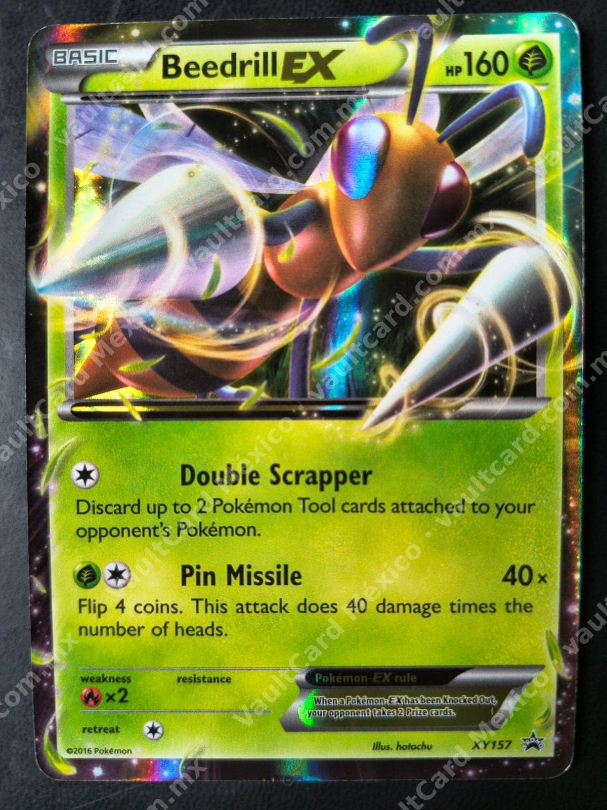 Beedrill EX XY157 - Promo XY Black Star Inglés