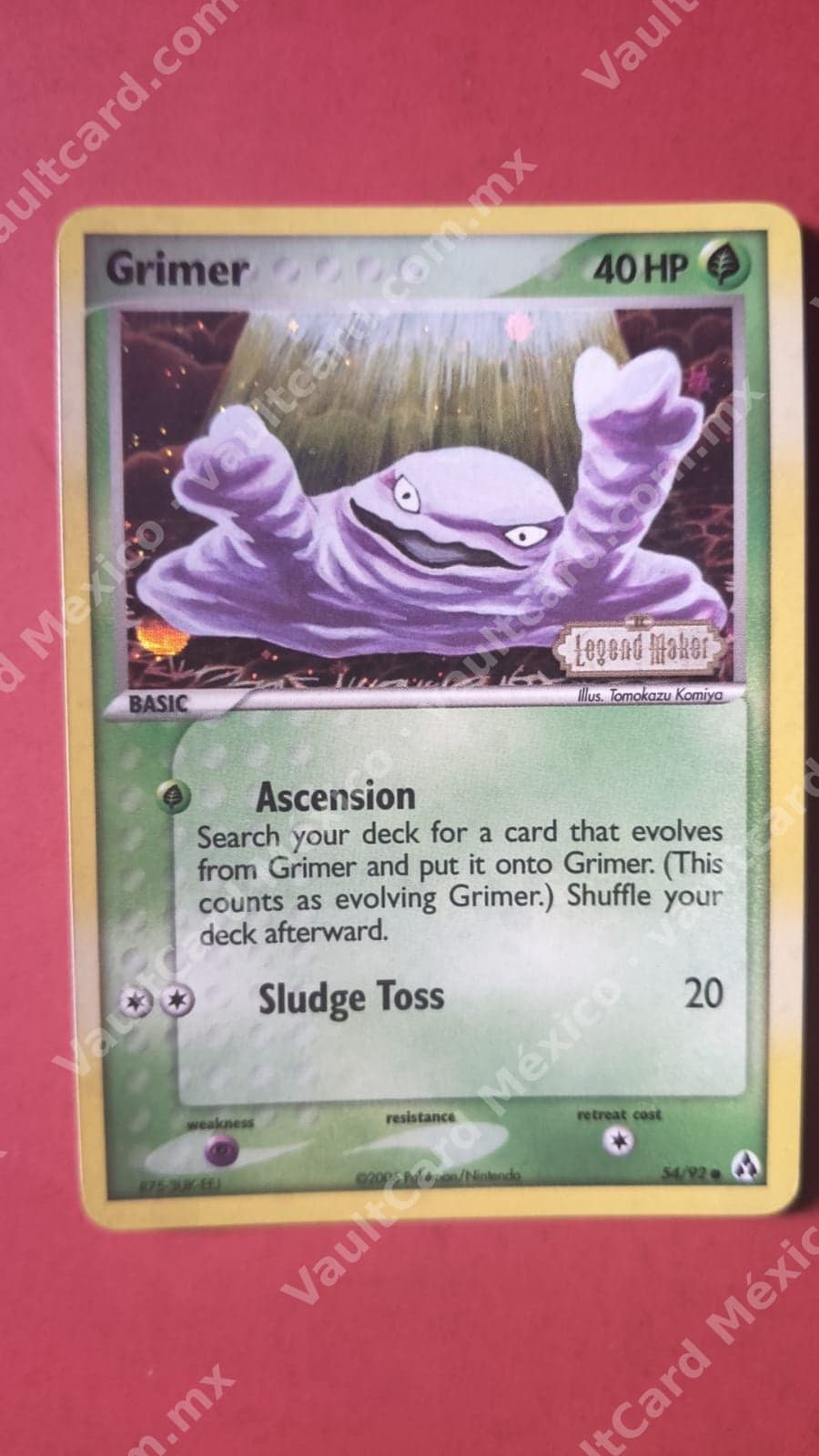Grimer 54/92 - EX Legend Maker Inglés
