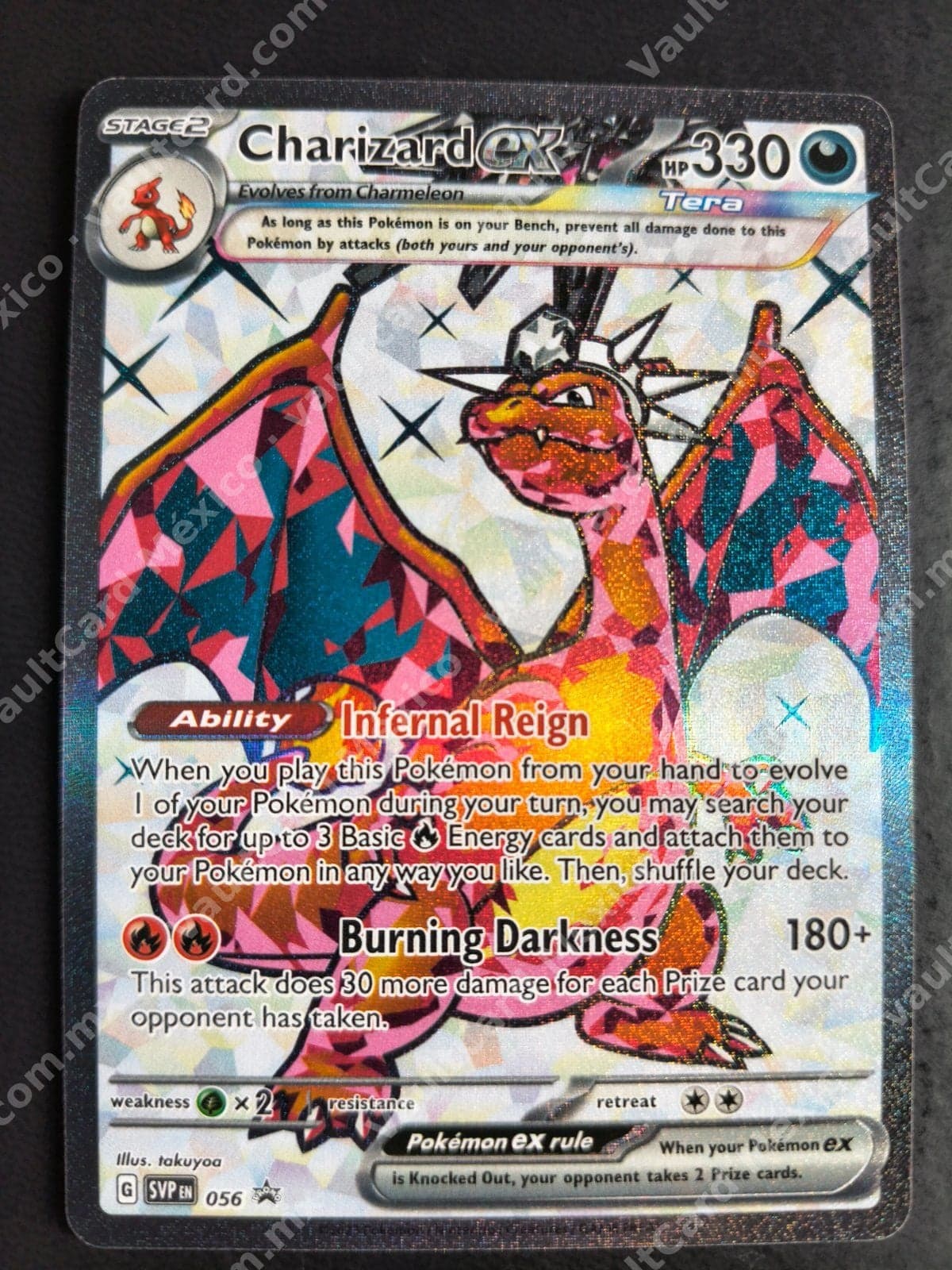 Charizard ex 056 - Promo SVP Inglés (Tera)