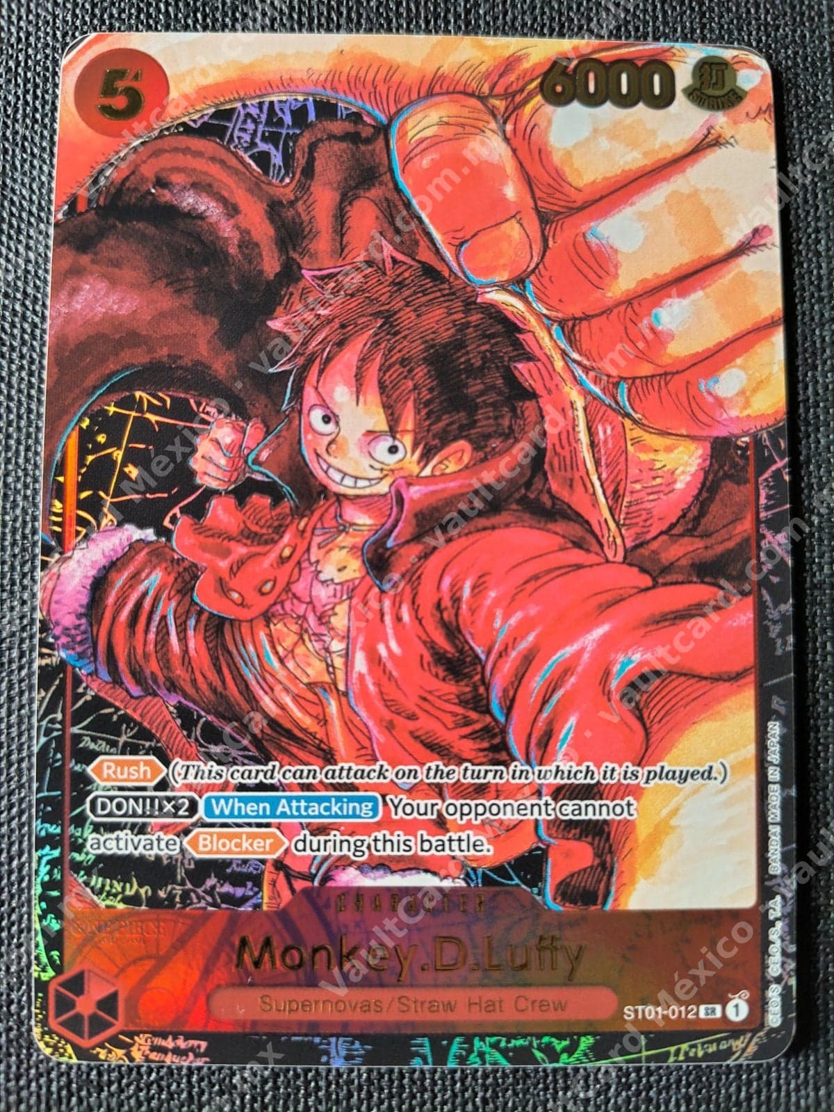 Monkey.D.Luffy ST01-012 SR Alternate Art - One Piece Card Game (Inglés)