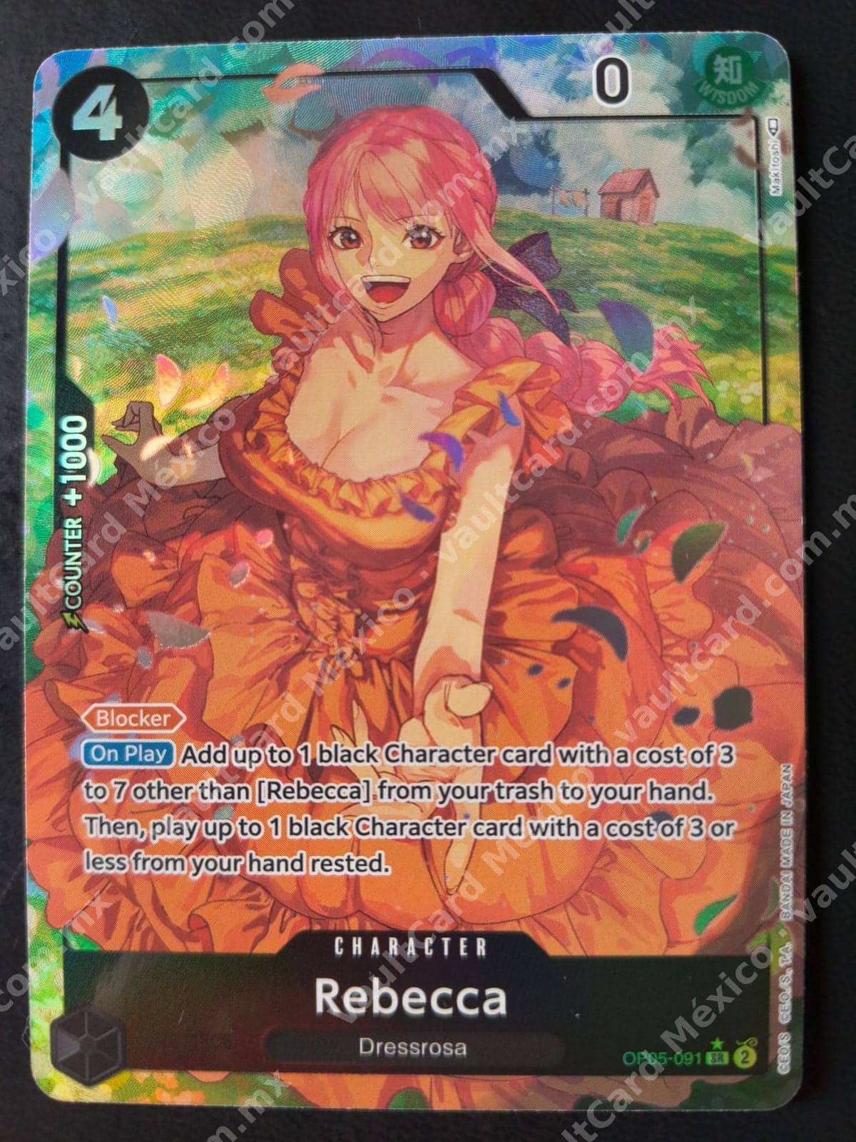 Rebecca OP05-091 SR Alternate Art - One Piece Card Game (Inglés)