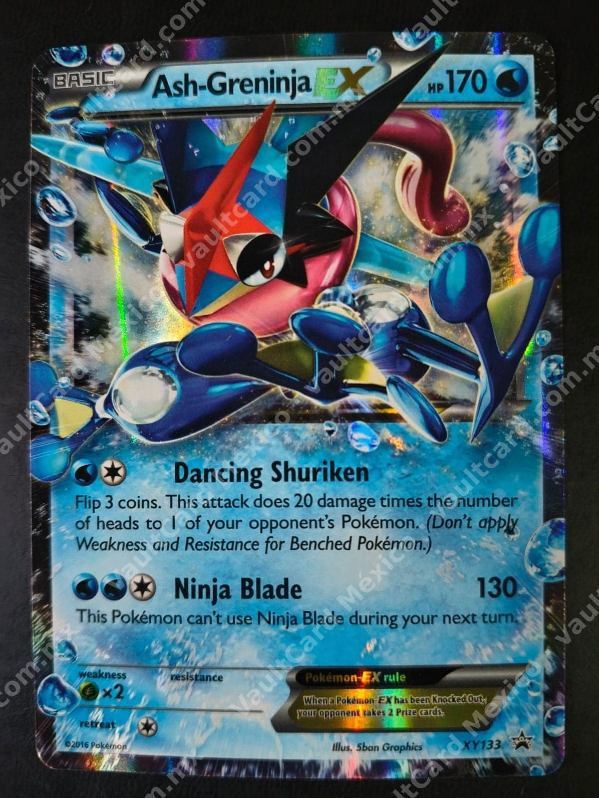 Ash-Greninja EX XY133 - Promo XY Black Star Inglés