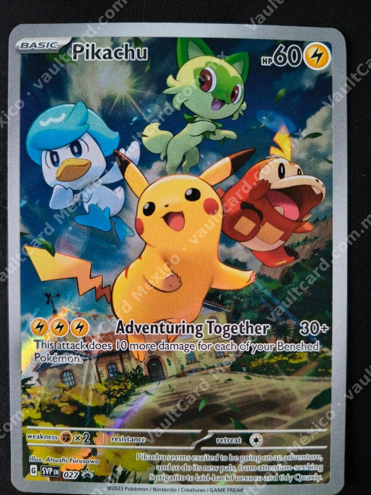 Pikachu 027 Promo (SVP) Full Art - Inglés