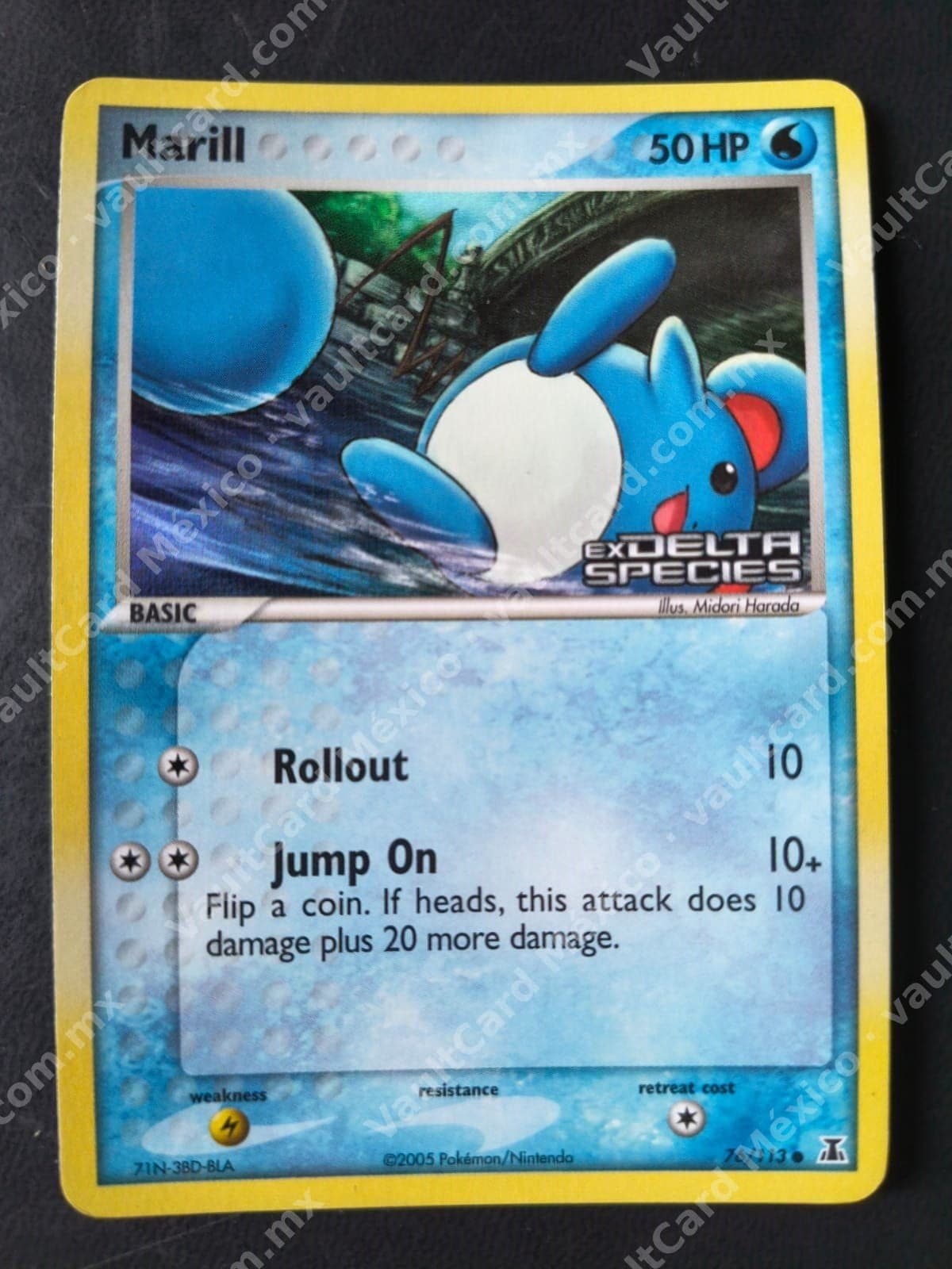 Marill 76/113 - EX Delta Species Inglés