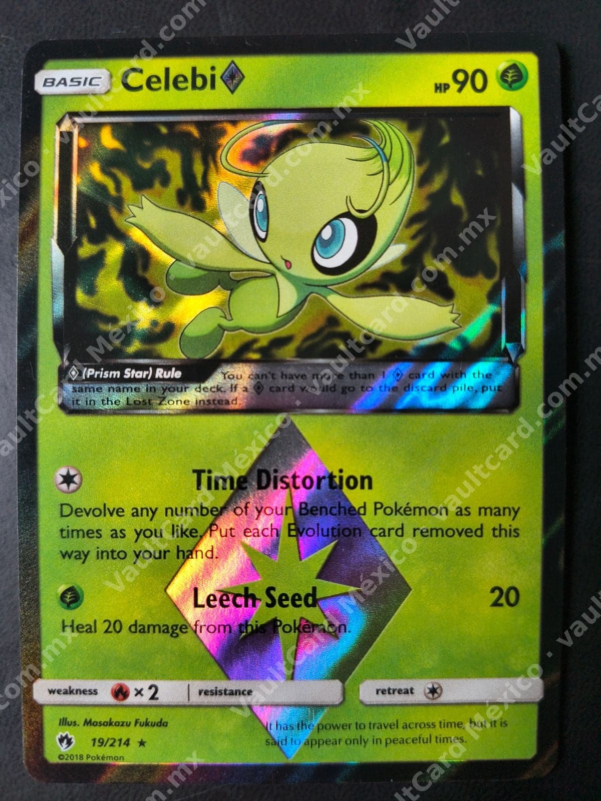 Celebi Prism Star 19/214 - Lost Thunder (LOT) Inglés