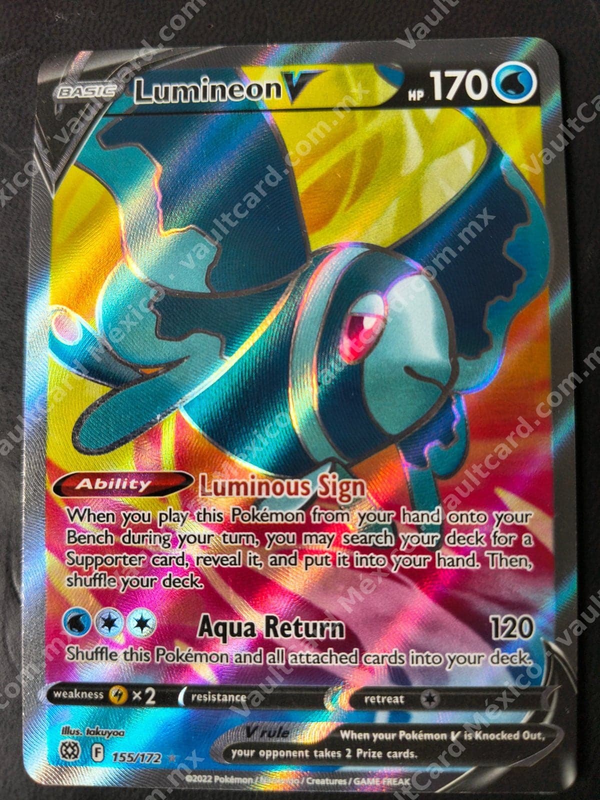 Lumineon V 155/172 Full Art - Brilliant Stars (BRS) Inglés