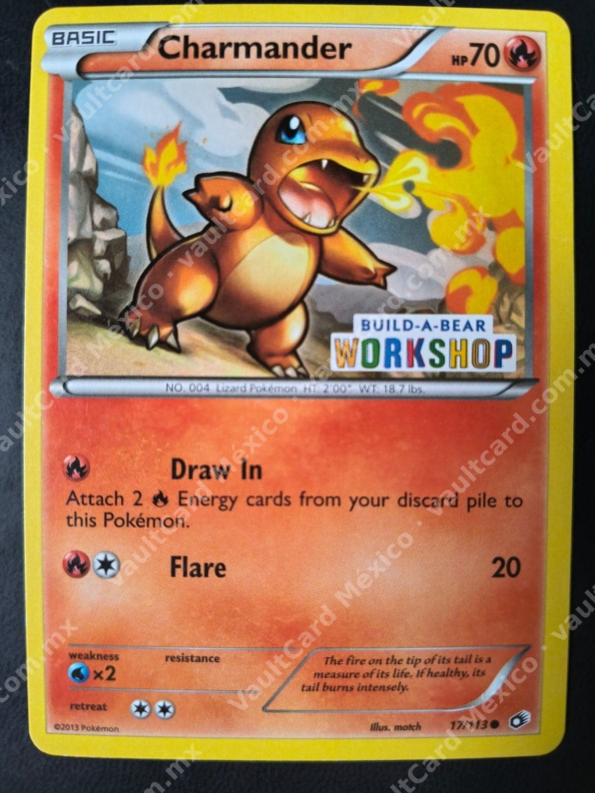 Charmander 17/113 Build-A-Bear Workshop - Legendary Treasures Inglés