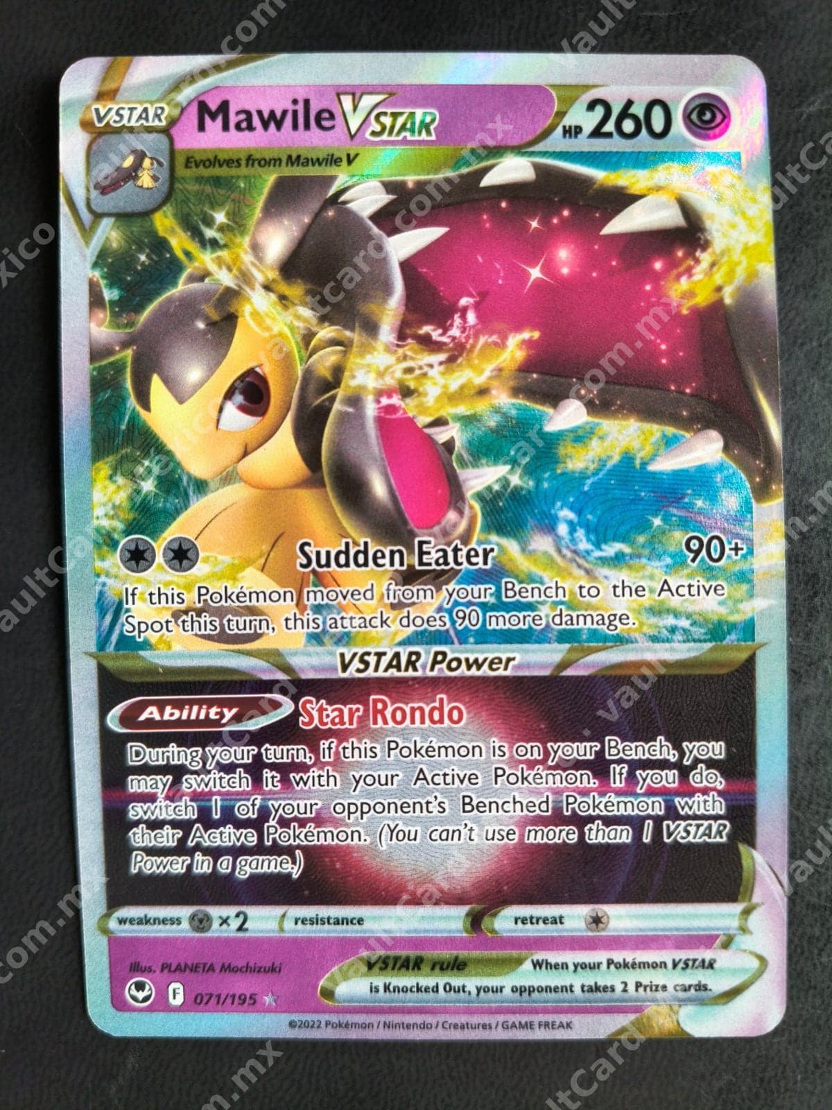 Mawile VSTAR 071/195 - Silver Tempest (SIT) Inglés