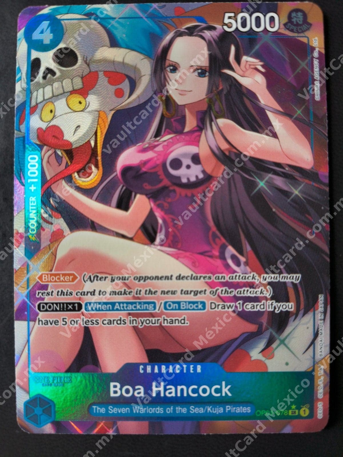 Boa Hancock OP01-078 SR Alternate Art - One Piece Card Game (Inglés)