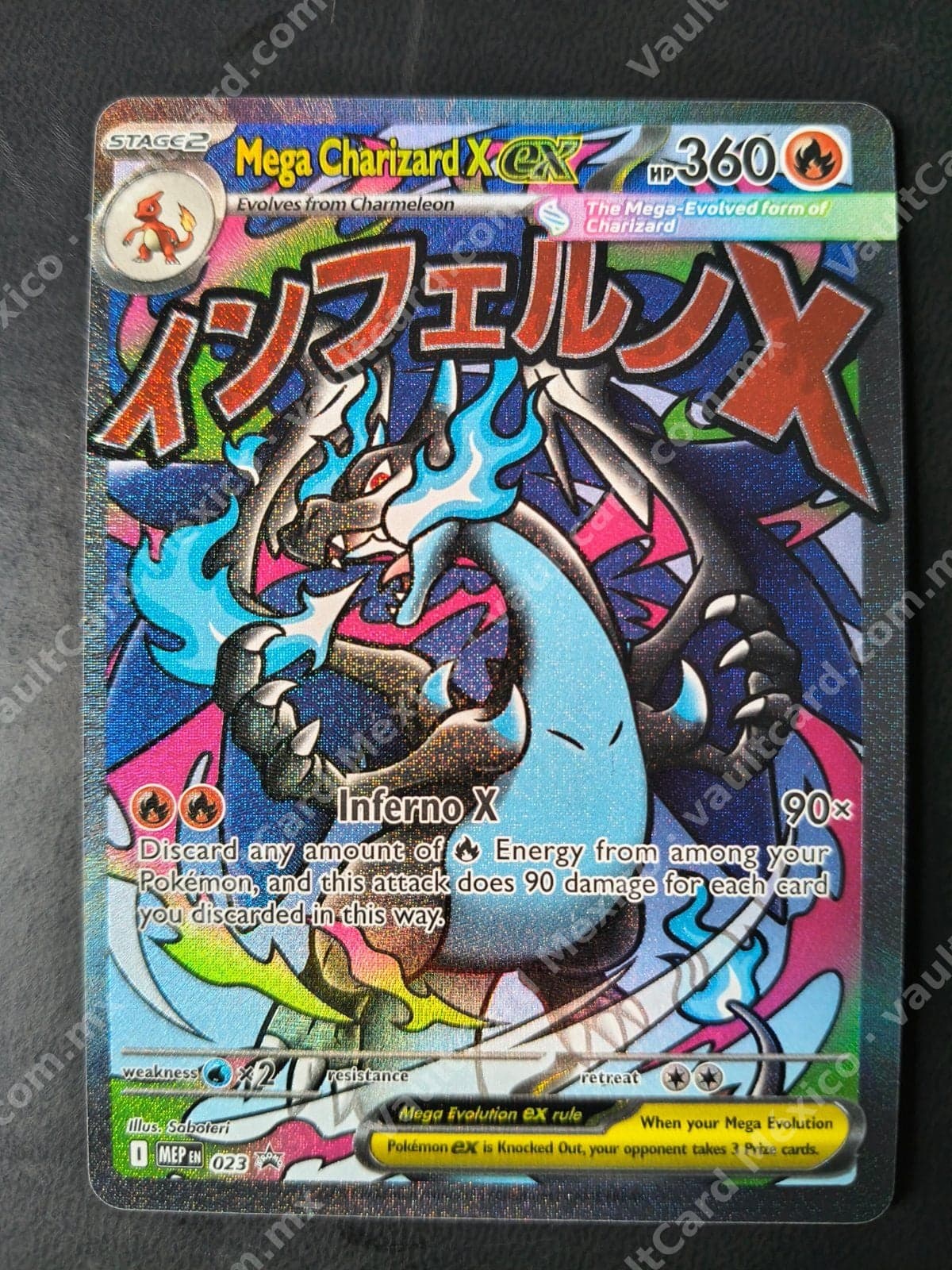 Mega Charizard X ex 023 - Promo (MEP) Inglés