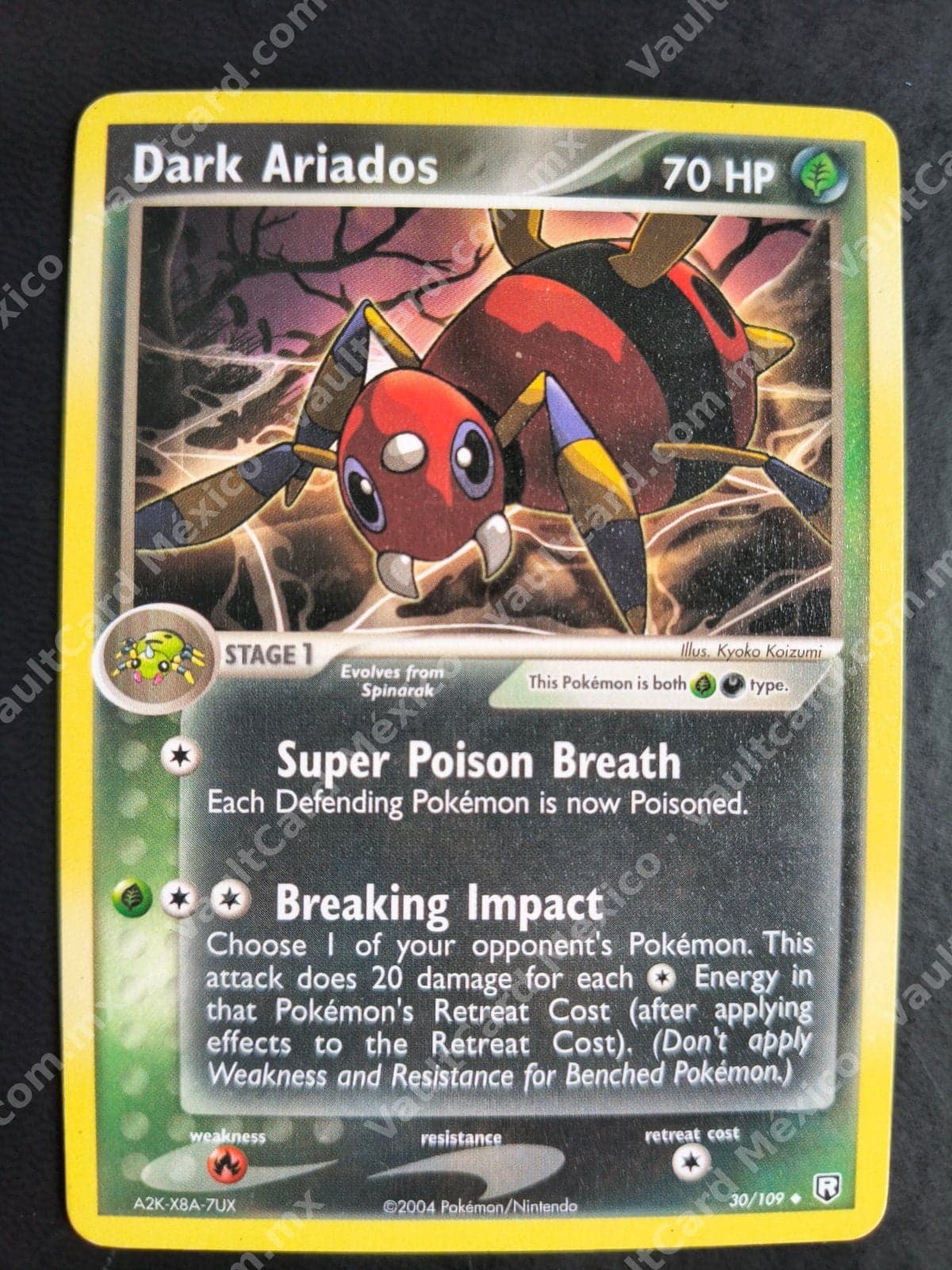 Dark Ariados 30/109 - EX Team Rocket Returns Inglés