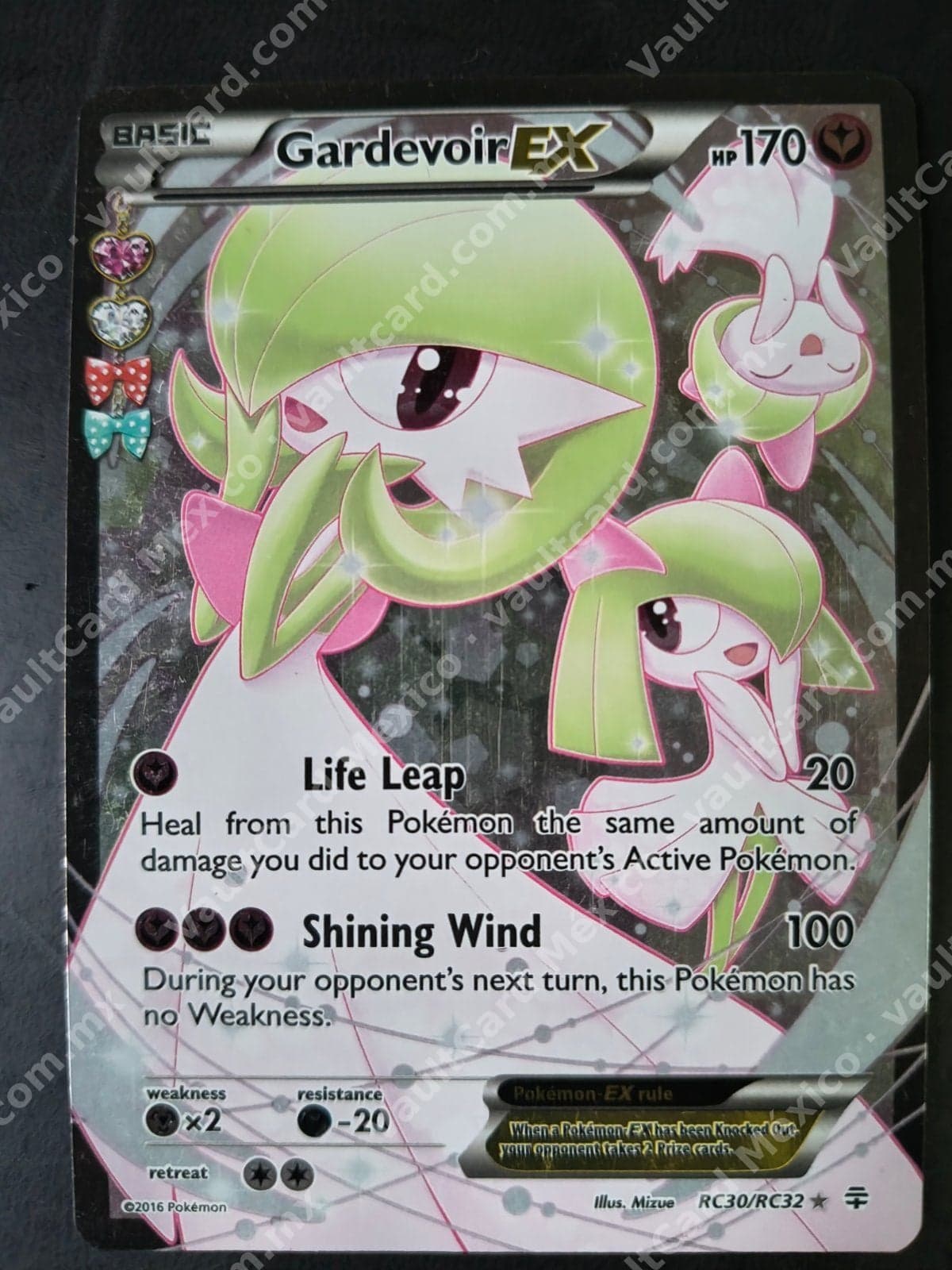 Gardevoir EX RC30/RC32 Full Art - Generations Radiant Collection Inglés