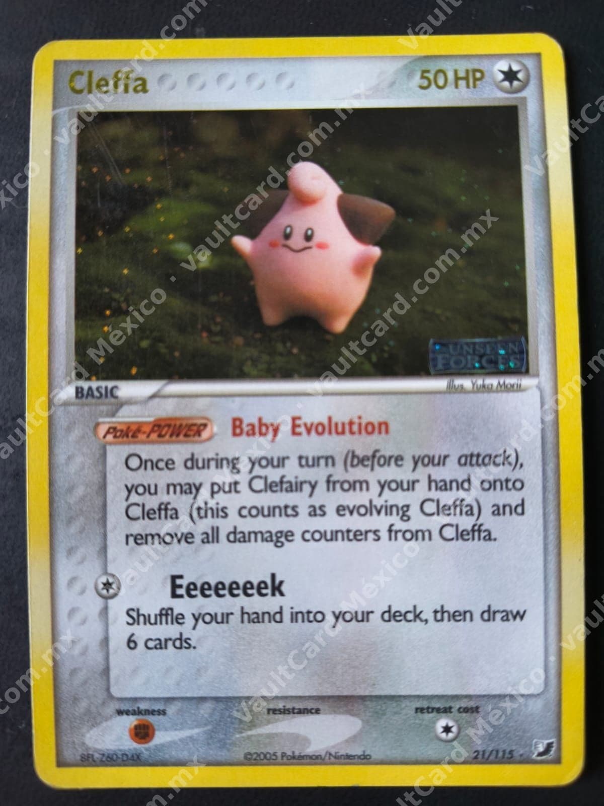 Cleffa 21/115 - EX Unseen Forces Inglés