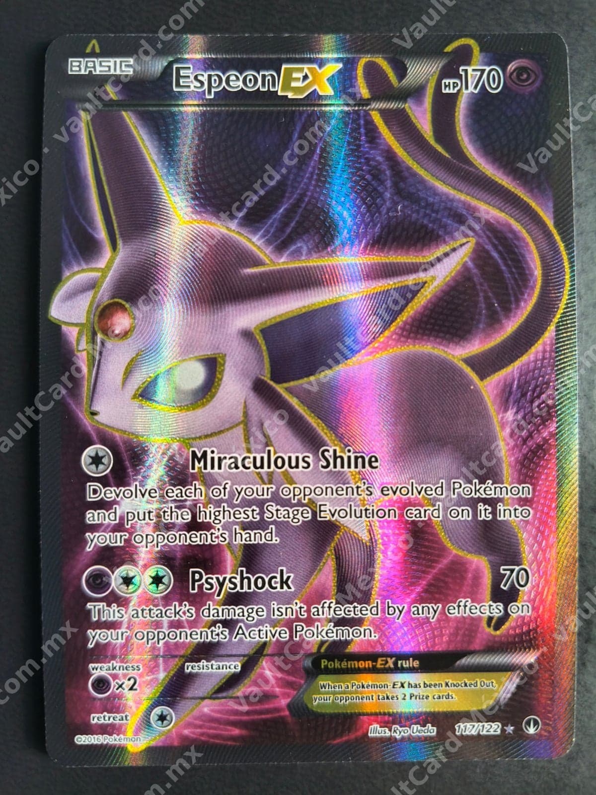 Espeon EX 117/122 Full Art - Generaciones Inglés