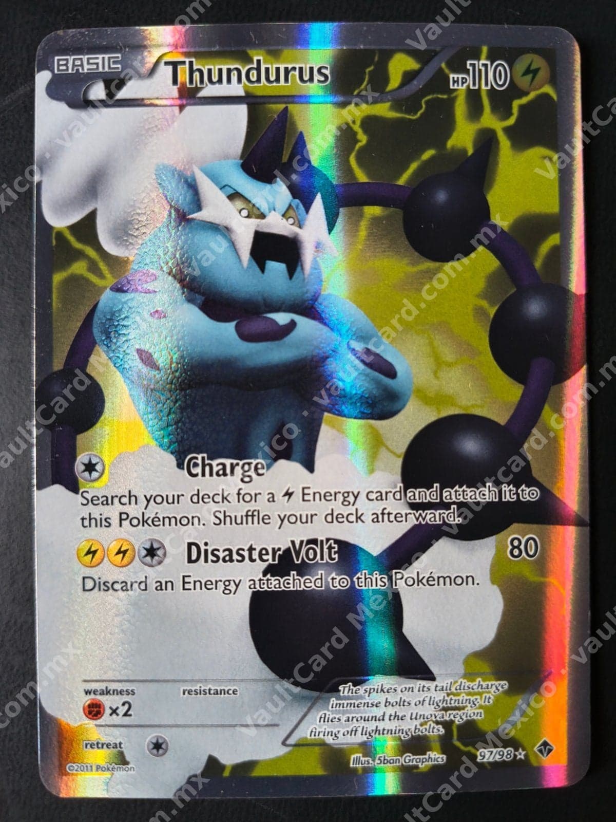 Thundurus 97/98 Full Art - Emerging Powers Inglés
