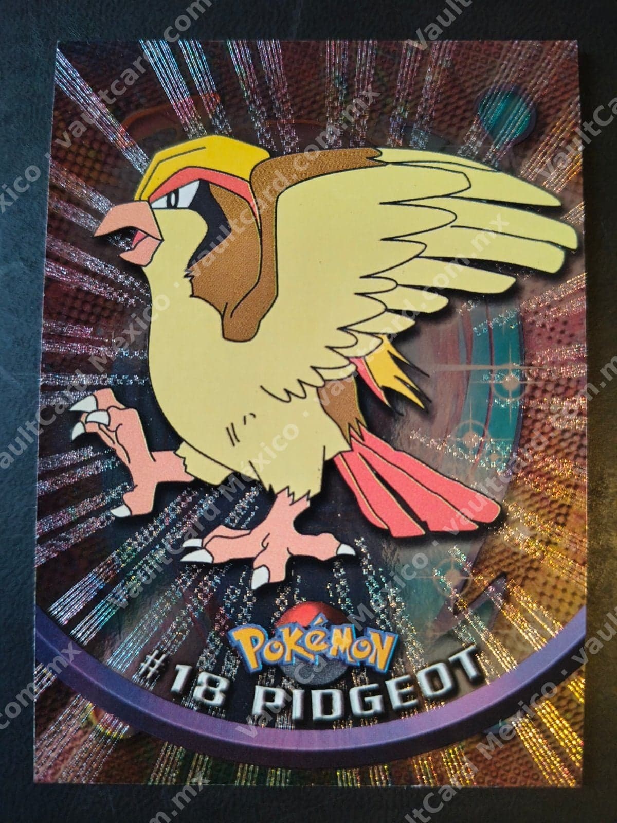Pidgeot #18 - Topps TV Animation Edition Holo Inglés