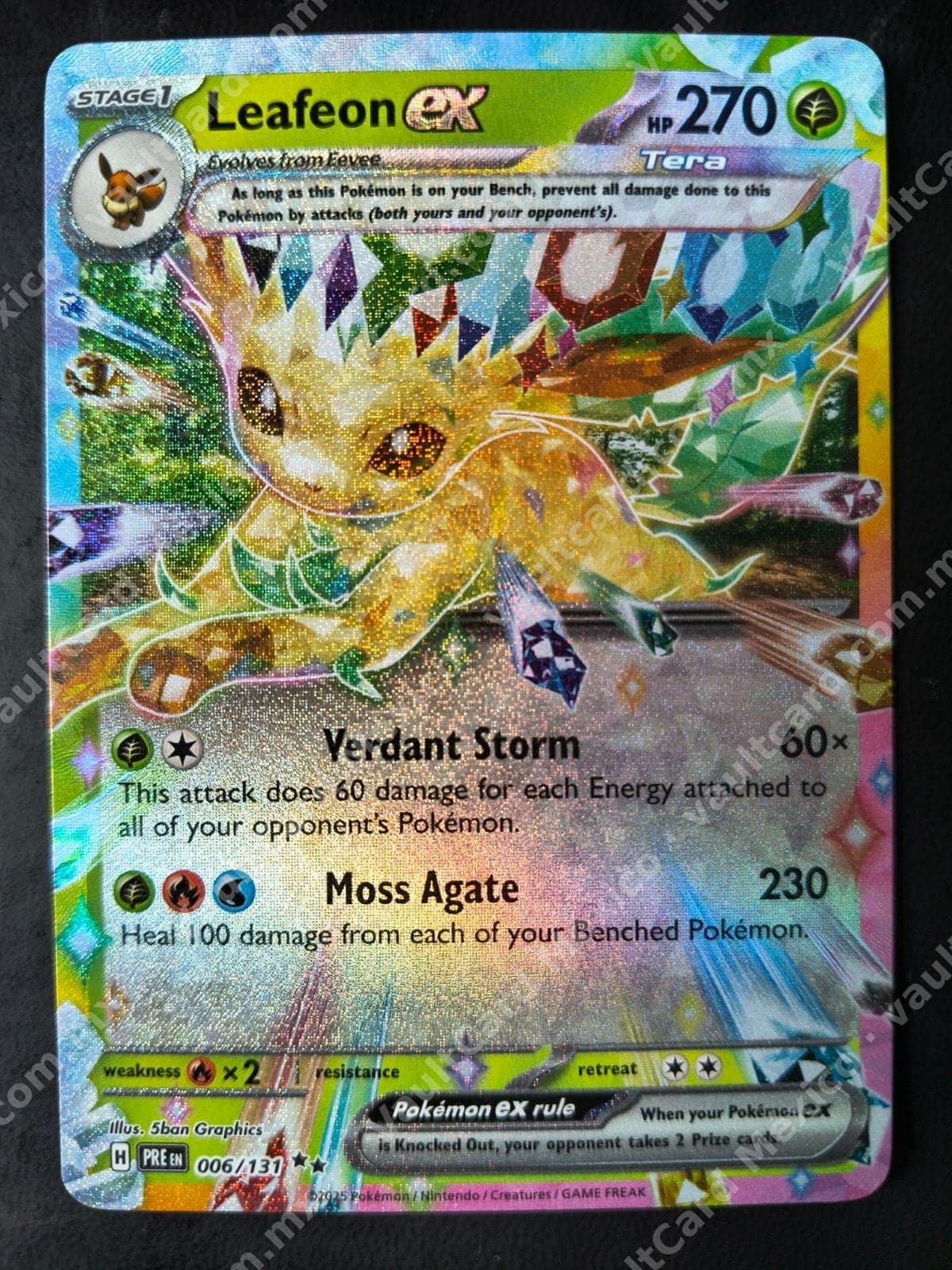 Leafeon ex 006/131 - (PRE) Inglés - Special Illustration Rare
