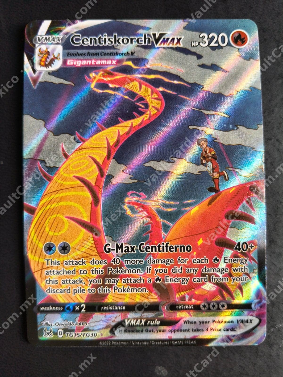 Centiskorch VMAX TG15/TG30 - Lost Origin Trainer Gallery Inglés