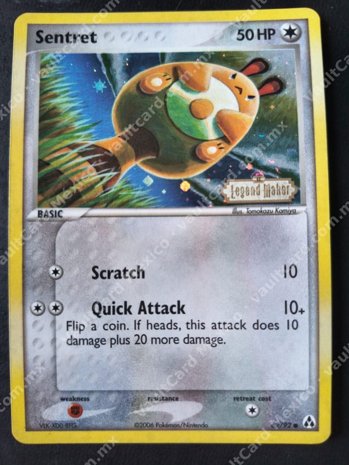 Sentret 62/92 - EX Legend Maker (Holo Sello) Inglés
