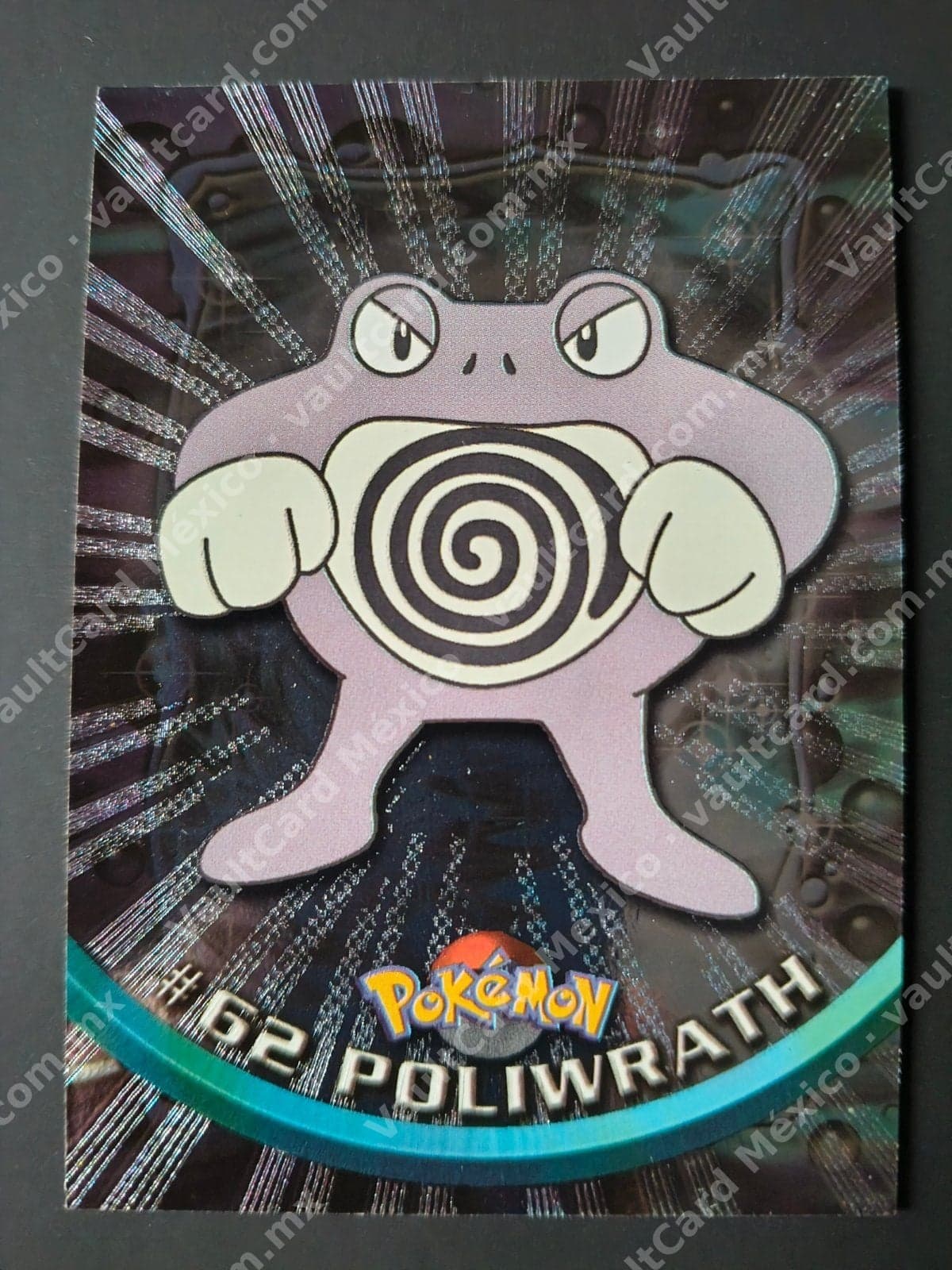 Poliwrath #62 - Topps TV Animation Edition Holo Inglés
