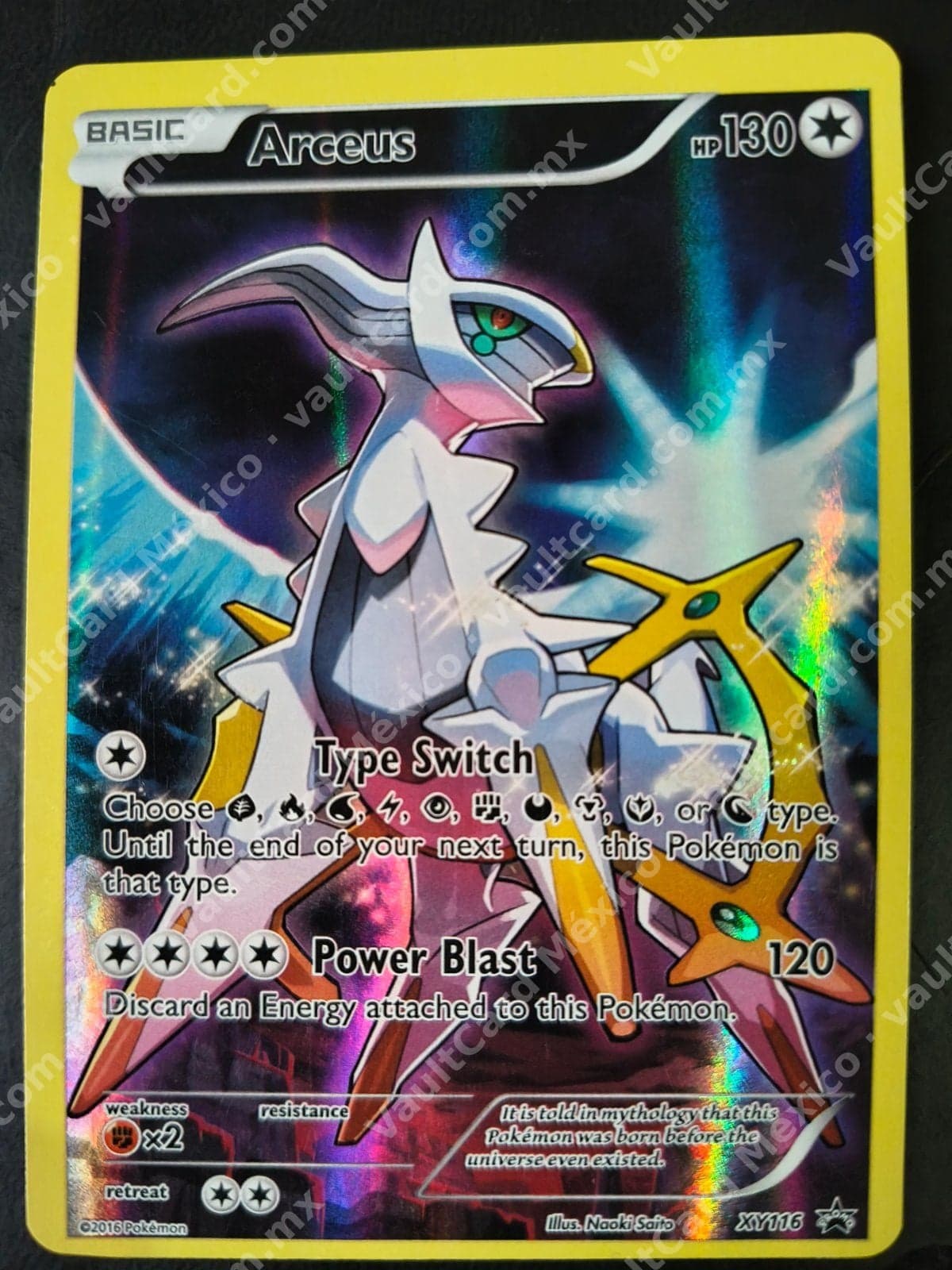 Arceus XY116 - Promo Full Art XY Black Star Inglés