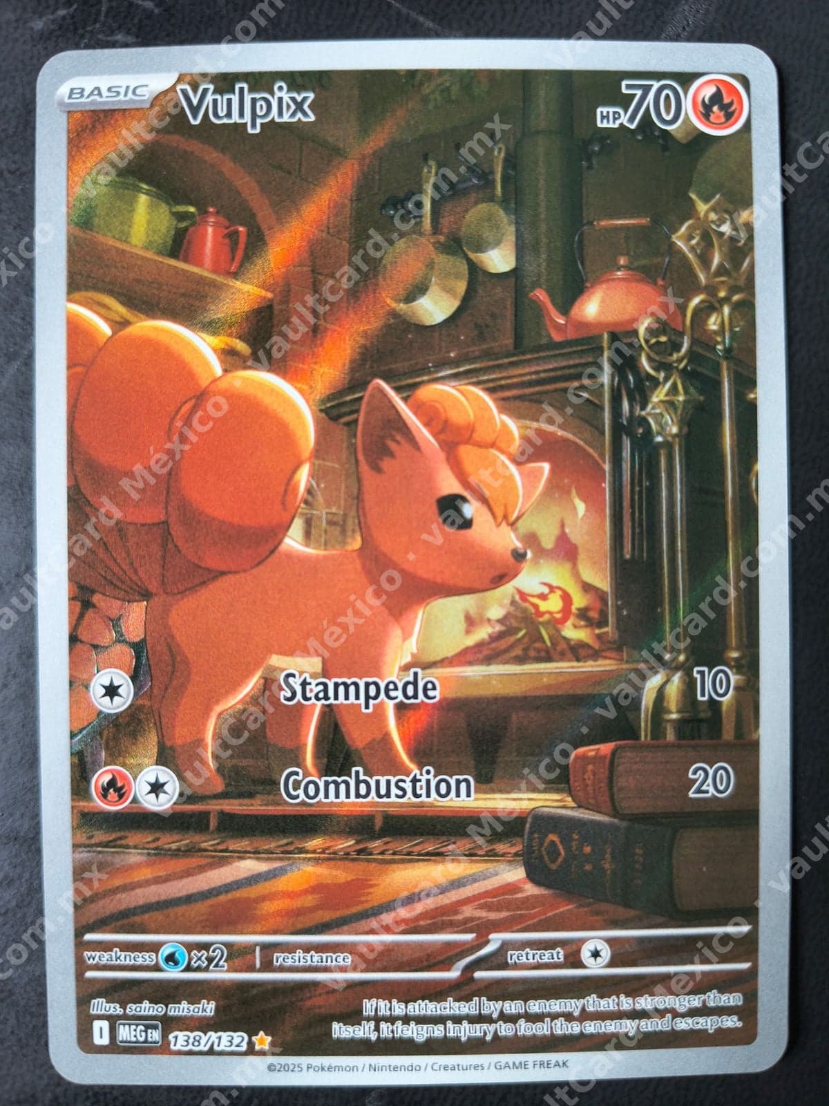 Vulpix 138/132 - (MEG) Inglés - Illustration Rare