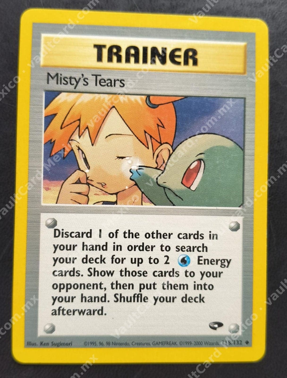 Misty's Tears 118/132 - Gym Challenge Inglés (Trainer)