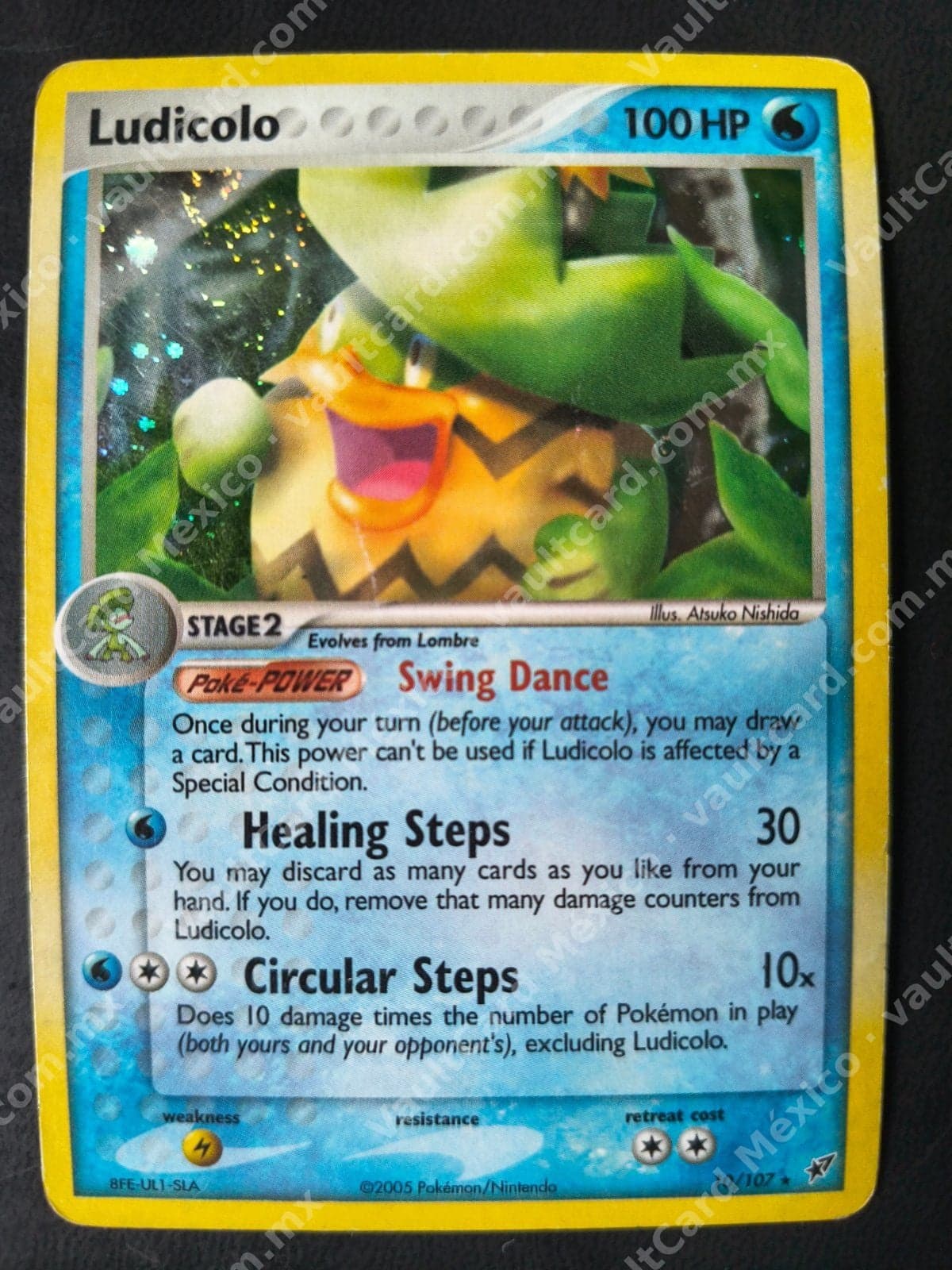 Ludicolo 10/107 - EX Deoxys Inglés Holo