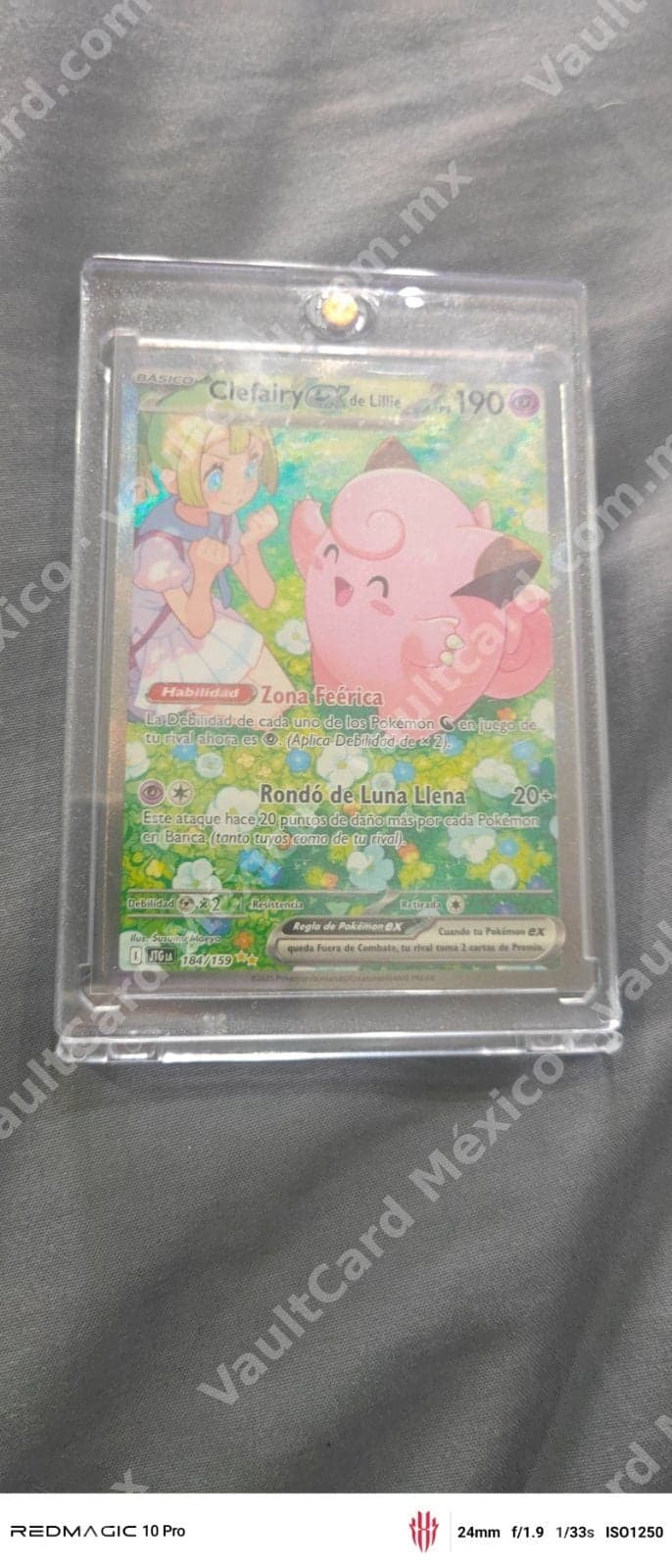 Clefairy ex de Lillie 184/159 (JTG) Español - Carta Especial Ilustración
