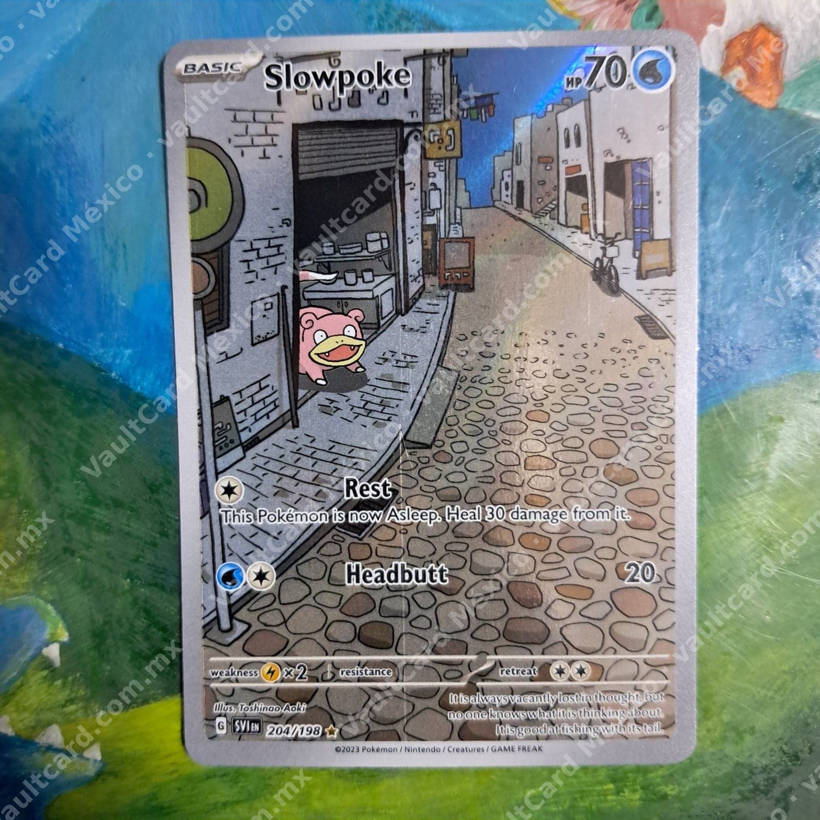 Slowpoke 204/198 - Scarlet & Violet (SVI) Inglés - Illustration Rare