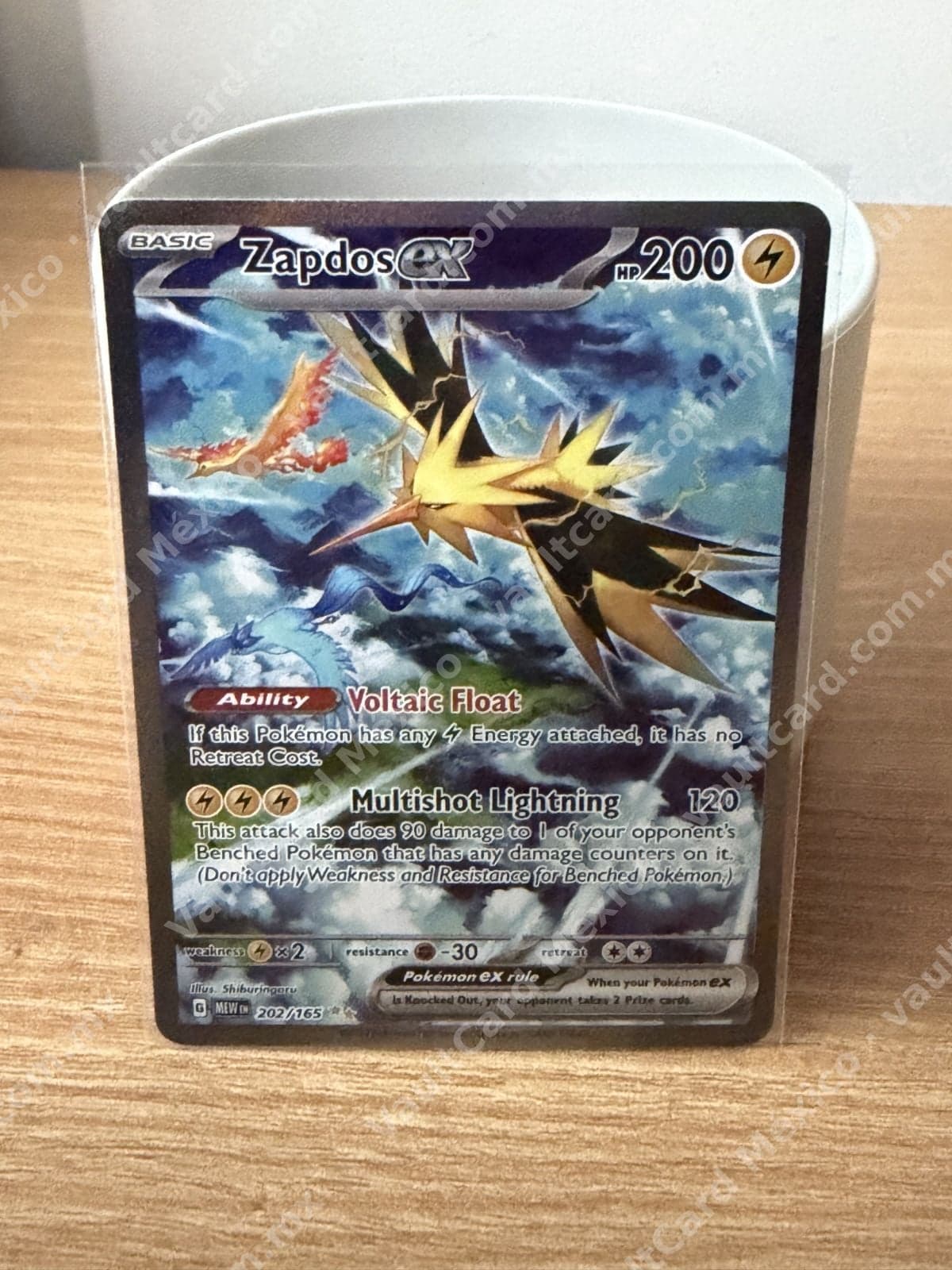 Zapdos ex 202/165 - Pokémon 151 (MEW) Inglés - Special Illustration Rare