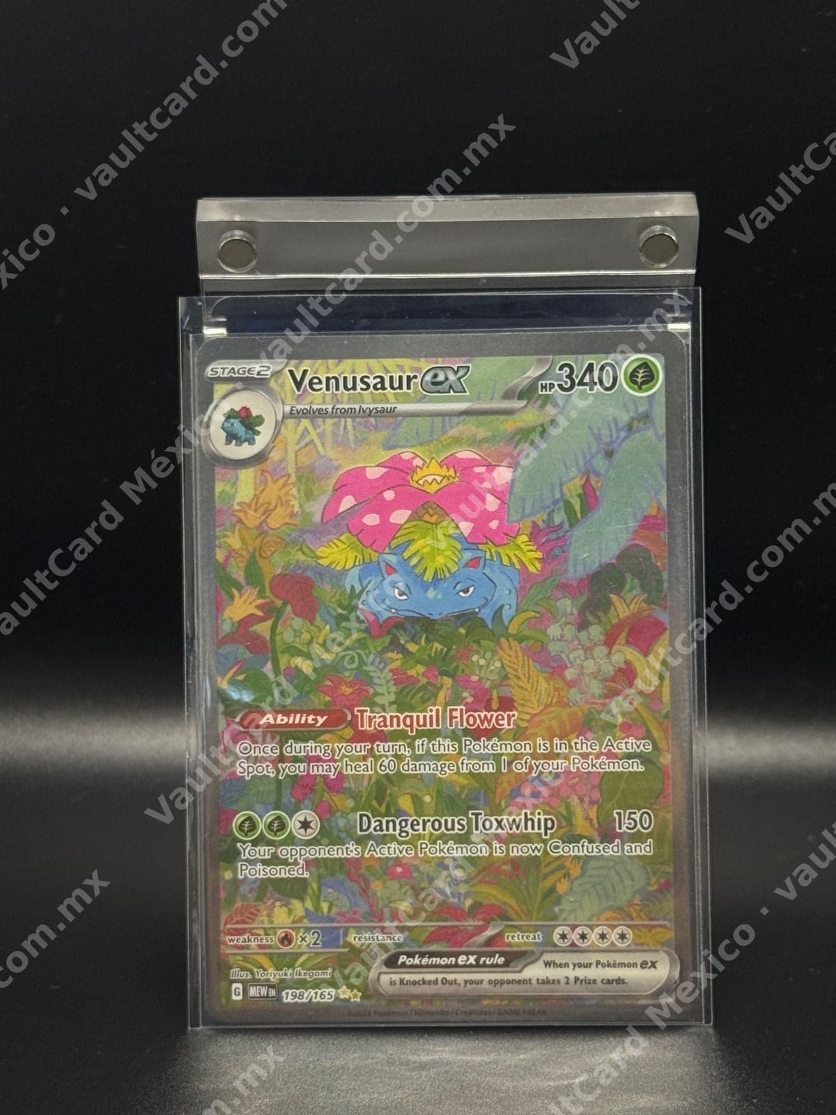 Venusaur ex 198/165 - 151 (MEW) Inglés - Special Illustration Rare